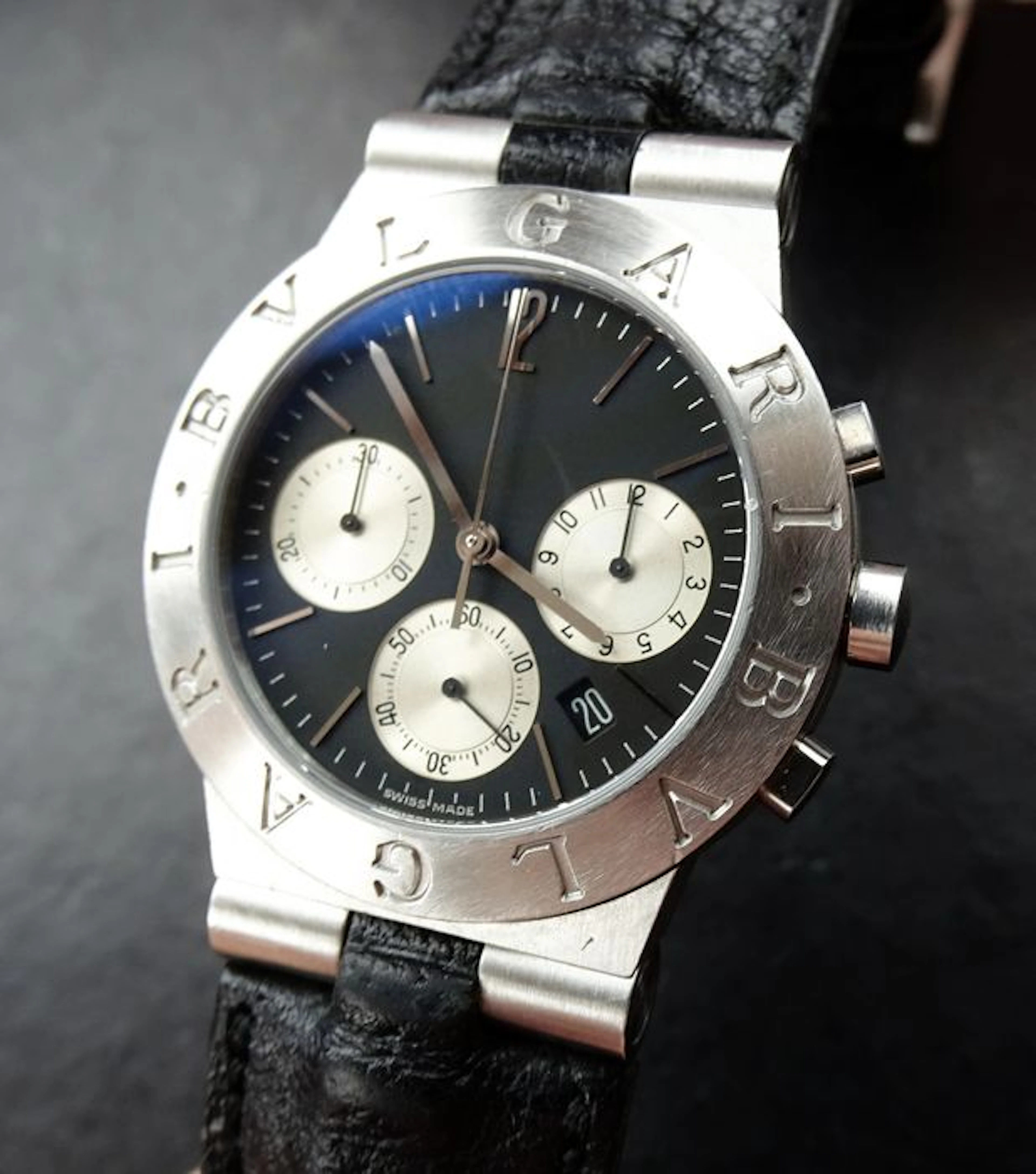 Bvlgari Diagono Chronograph Ref. CH 35 S - Herren Armbanduhr - 2000