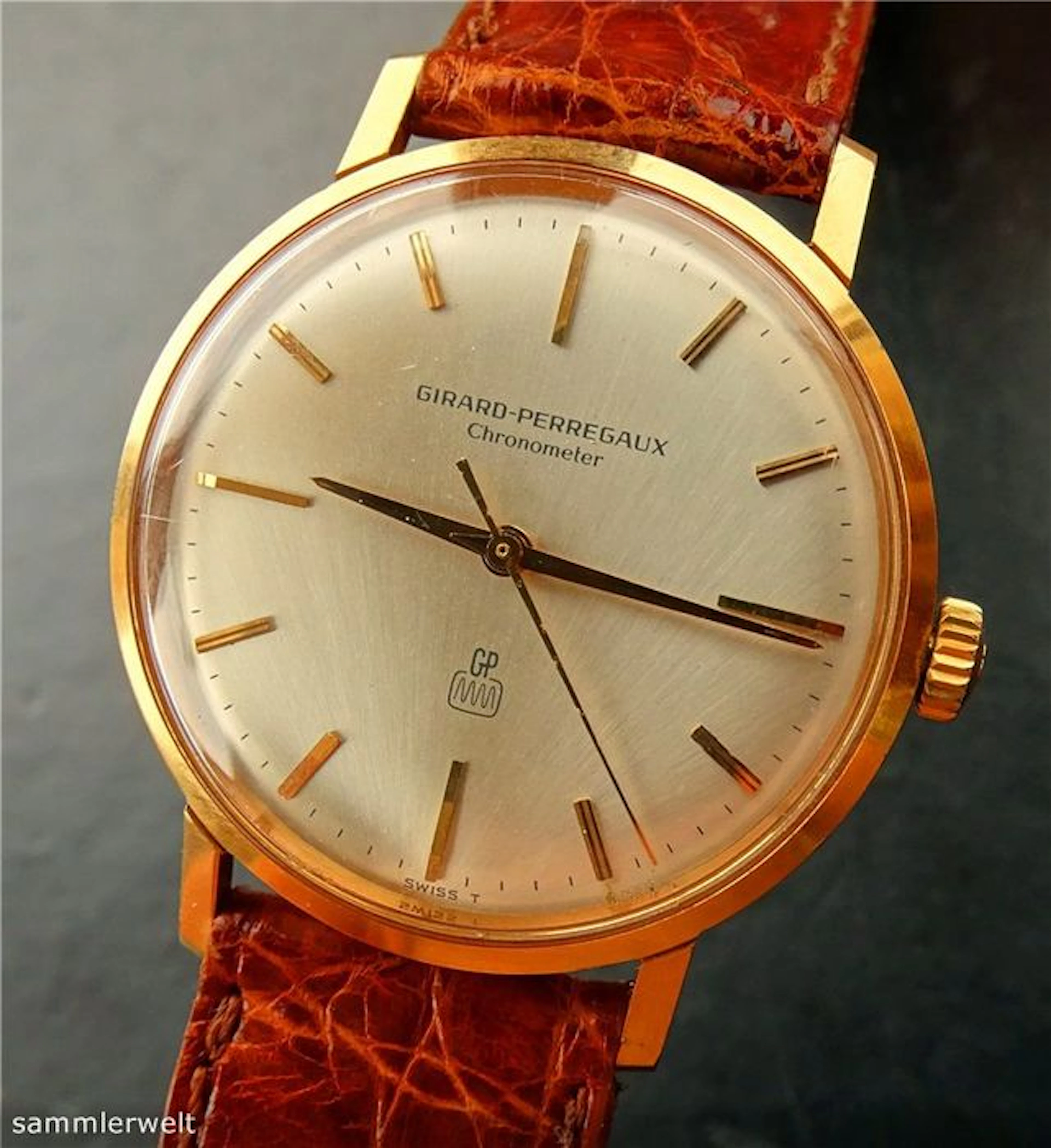 Girard Perregaux Chronometer Ref.8856Z - vintage luxury mens wristwatch - from 1960