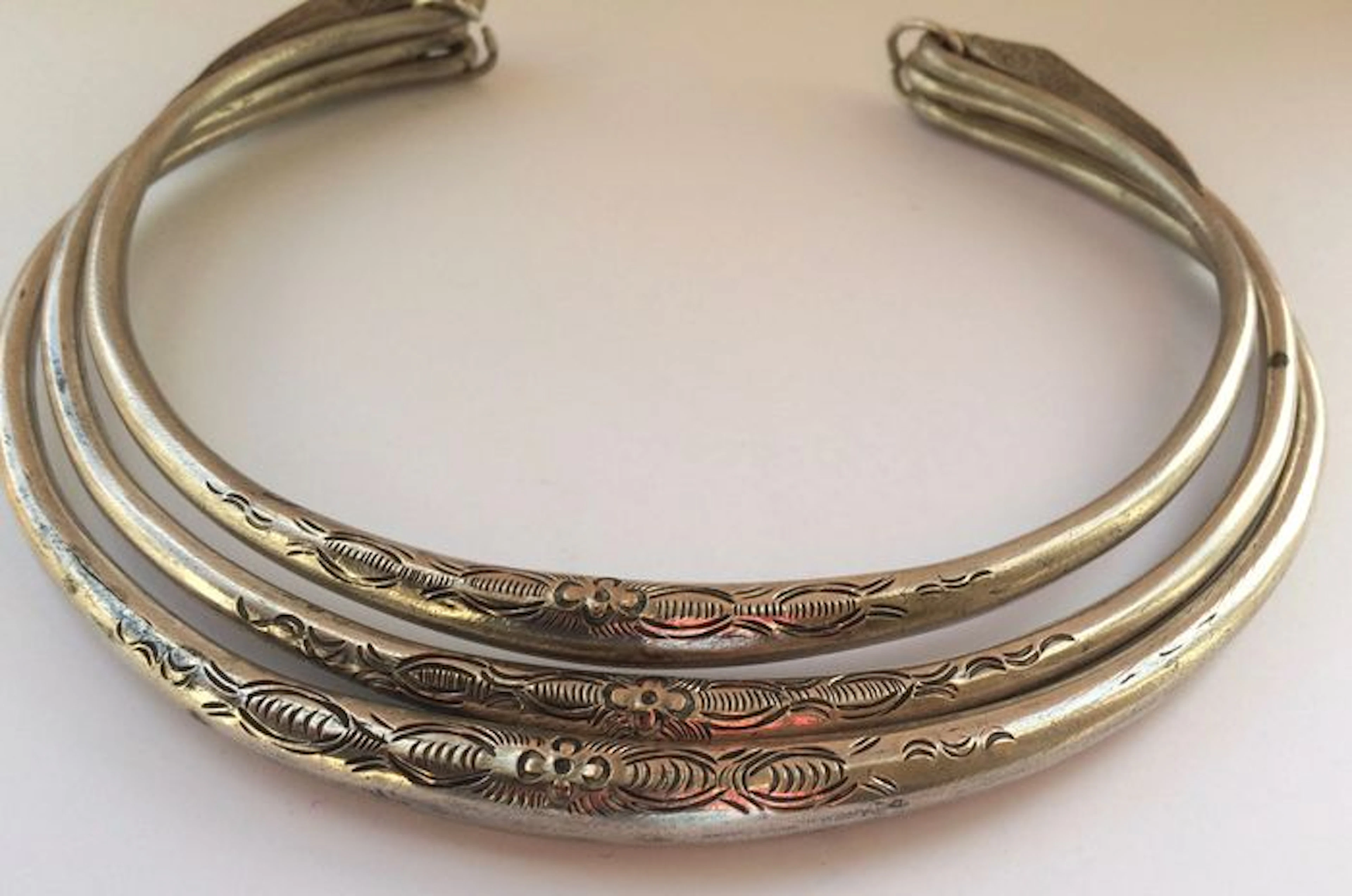 A necklace from the area of ​​the mountain people of the Miao of Hmong