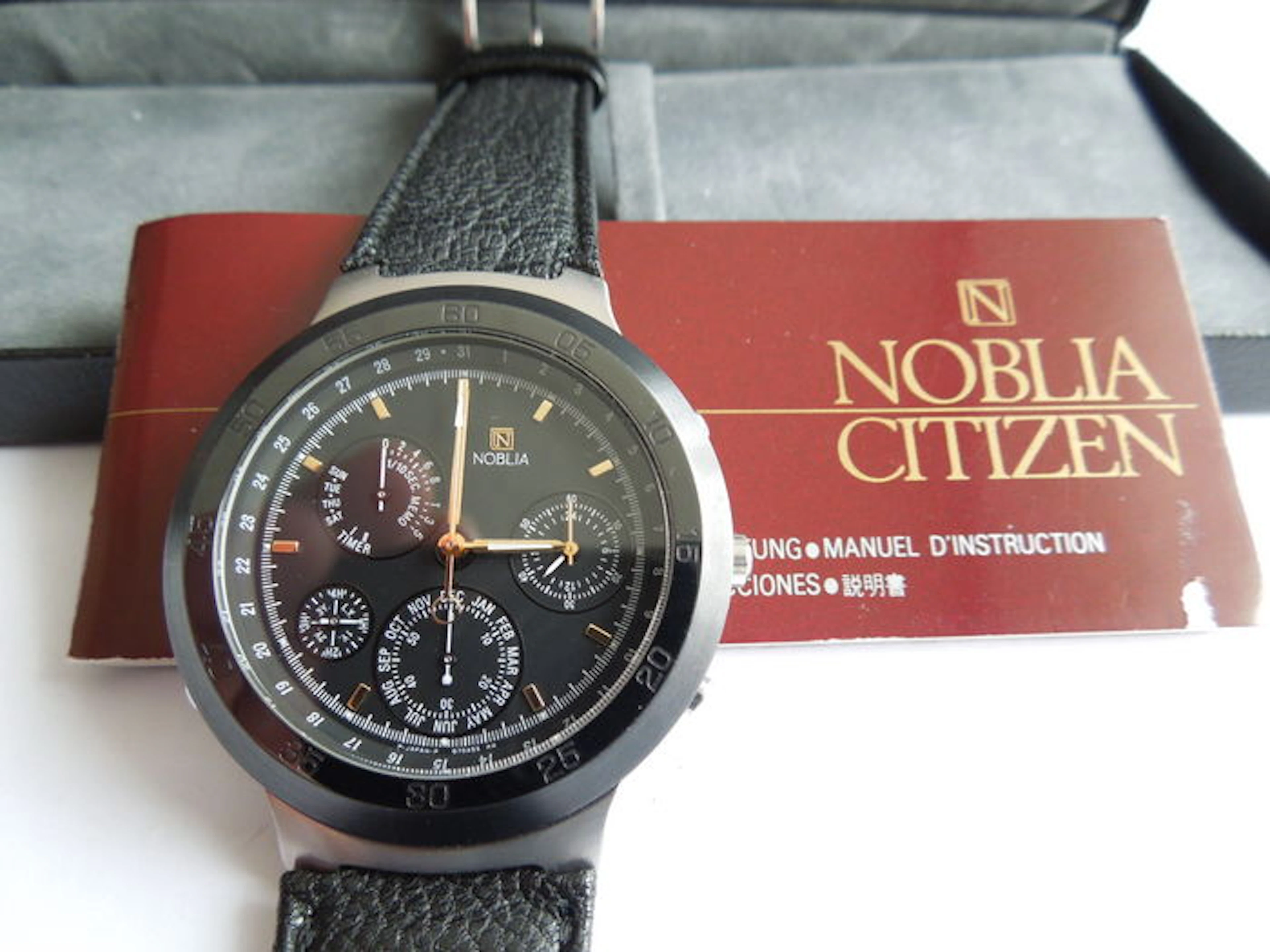 Noblia Chronograph – 1990s mens' wristwatch