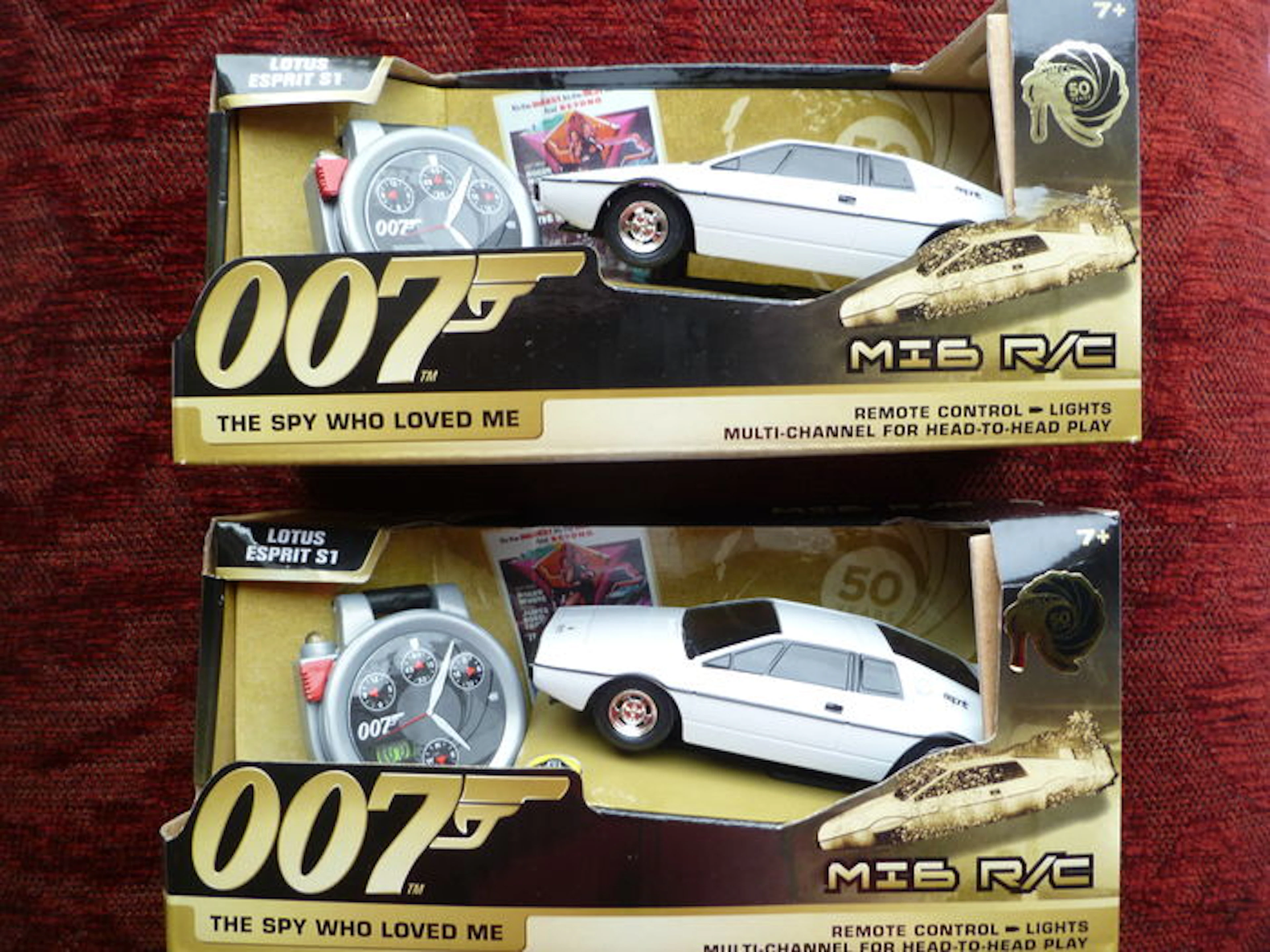James Bond - Toy State - 2x 007 remote controlled Lotus Esprit S1