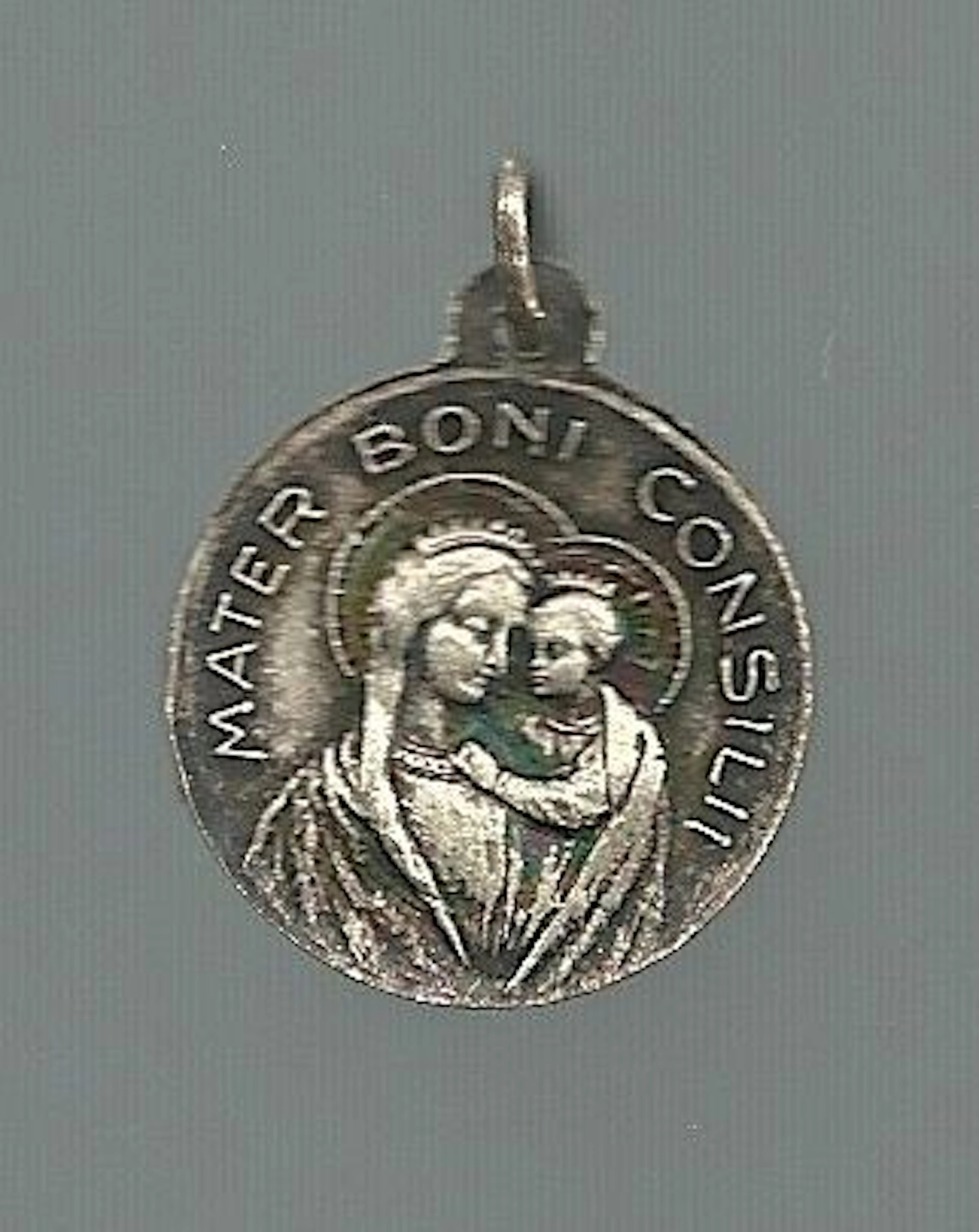Medal Mater Boni Consilii (Our Lady of Good Solace) and Pius XII.
