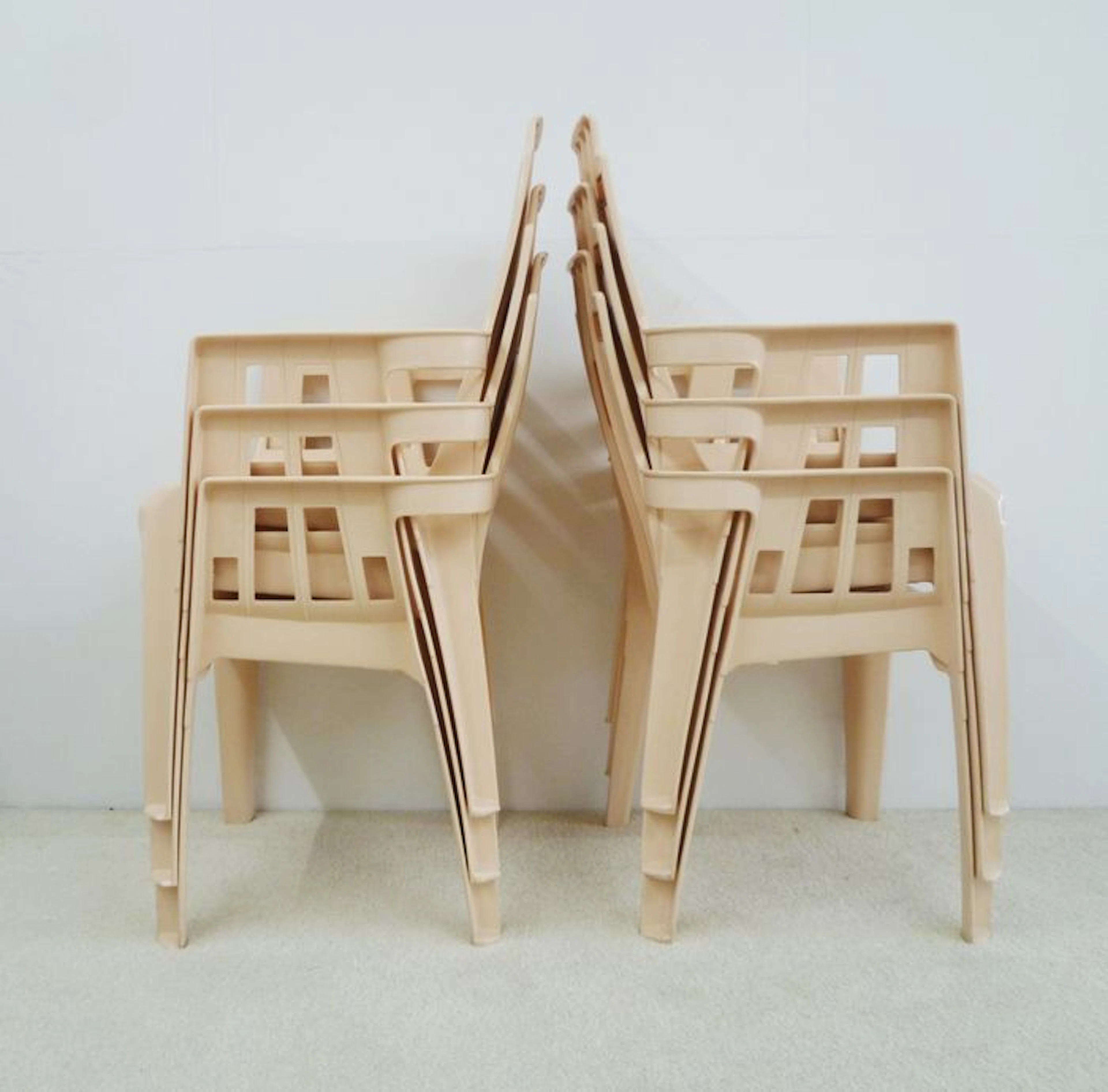 Pierre Paulin for Henry Massonet by Stamp – Set of 6 'Boston' chairs