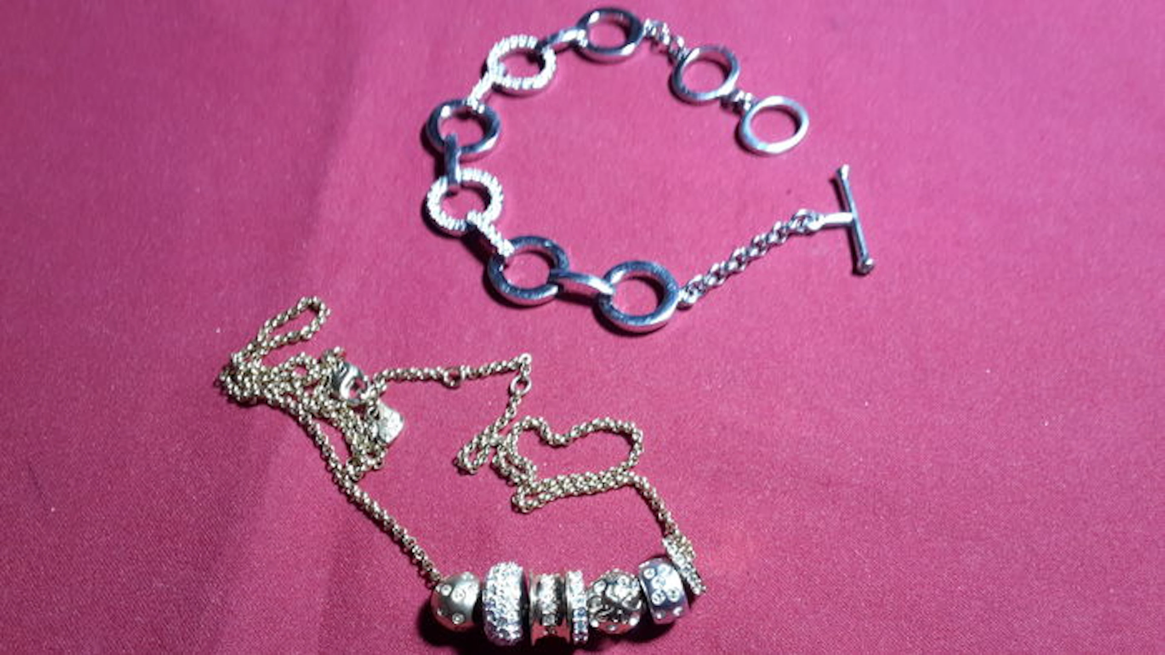 Swarovski - necklace - bracelet