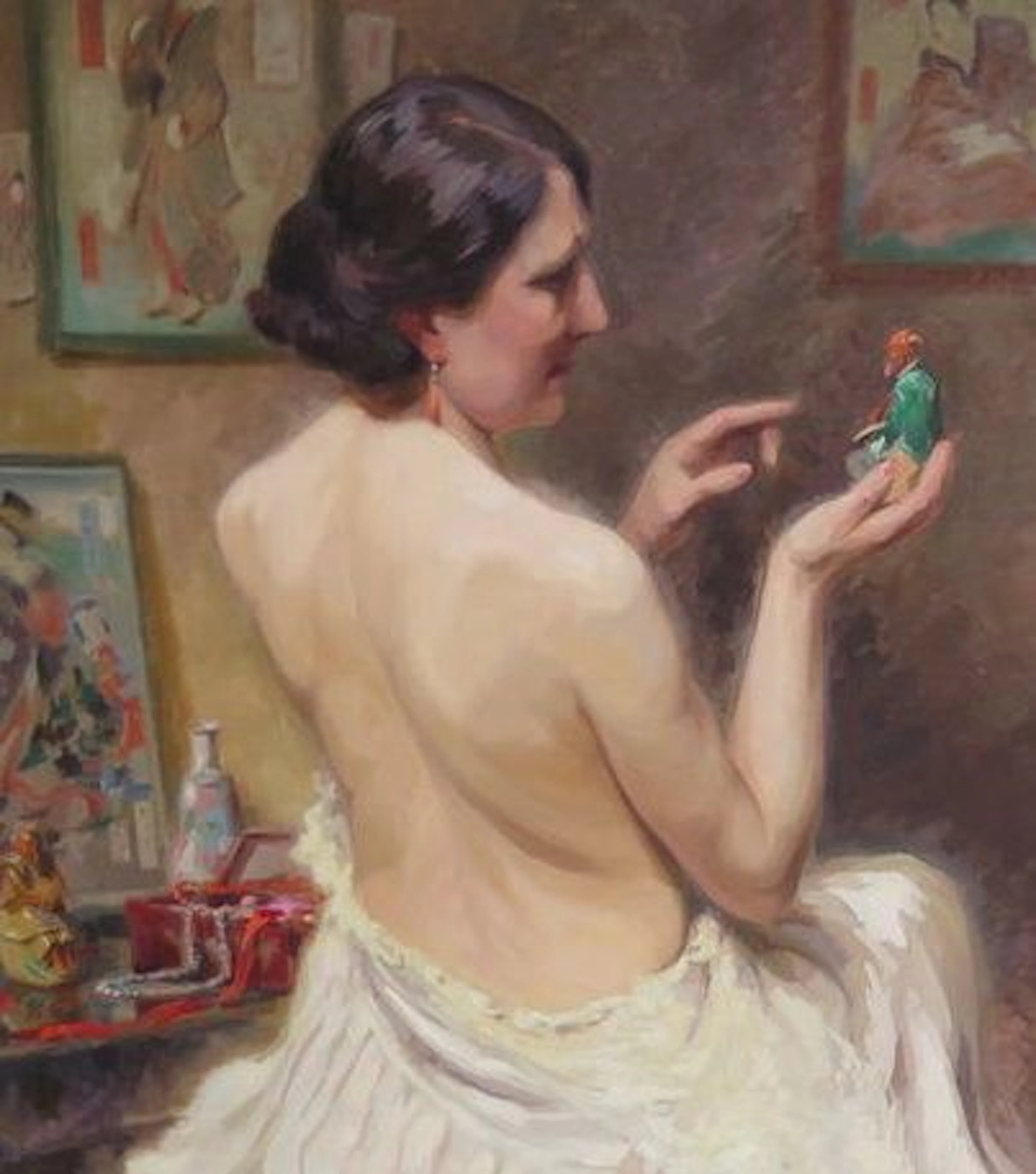 Louis van den Eynde (1881-1966) Halfnaakte vrouw