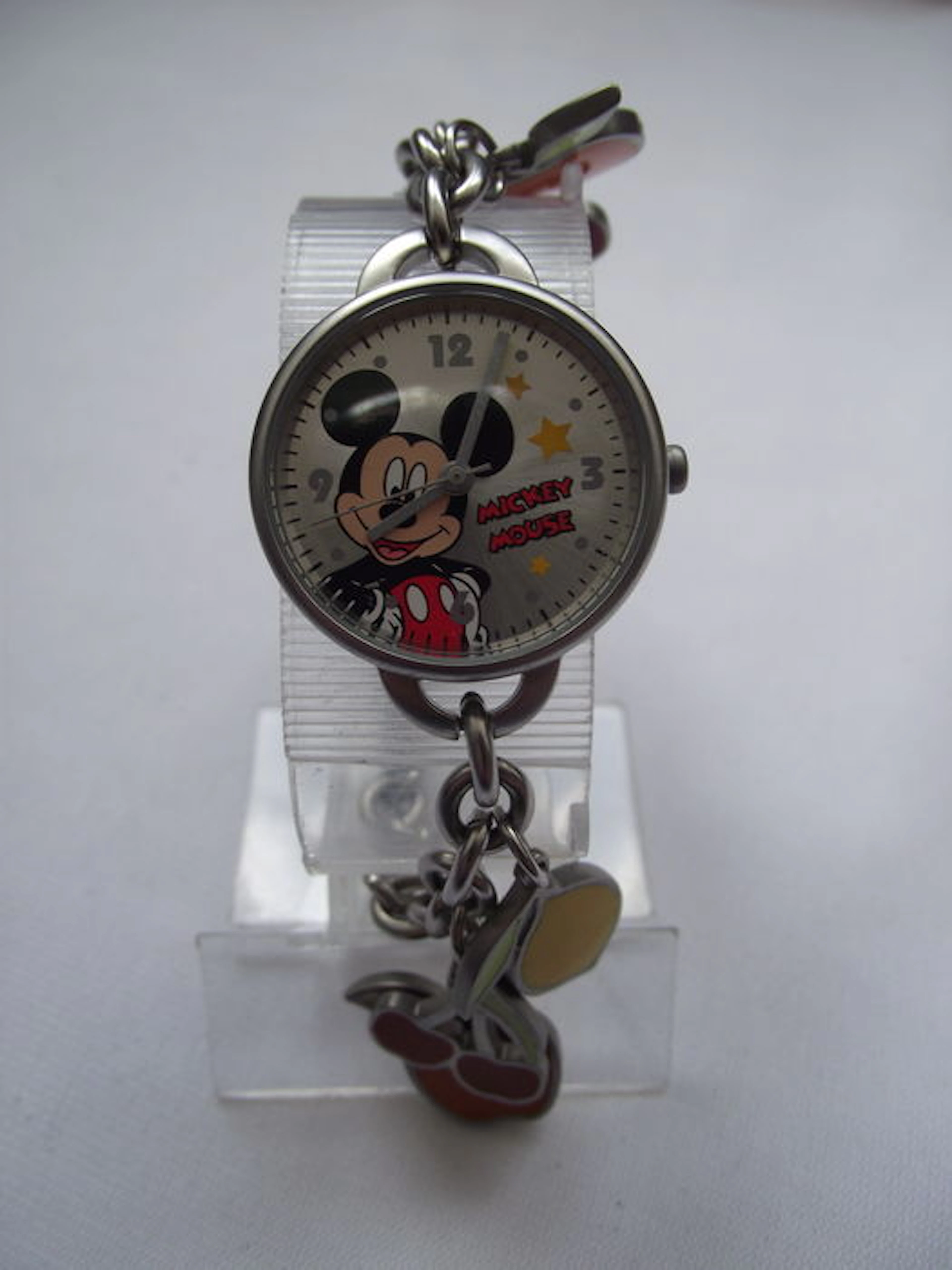 Deya Furla 'Steel Collection' Mickey Mouse by Italian designer Furla – Ladies charm bracelet wristwatch c.2000-10