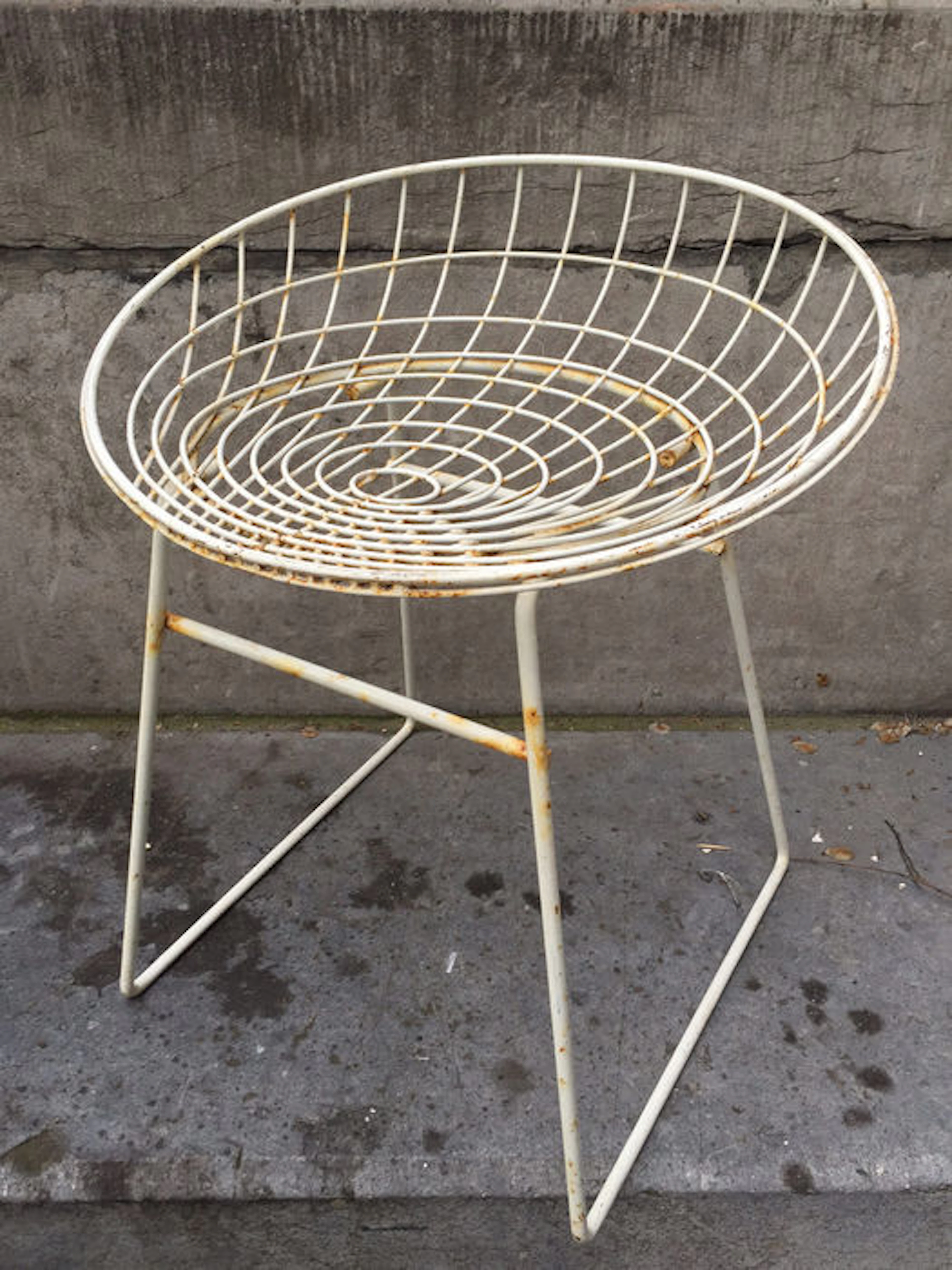 Cees Braakman by Pastoe - steel wire stool