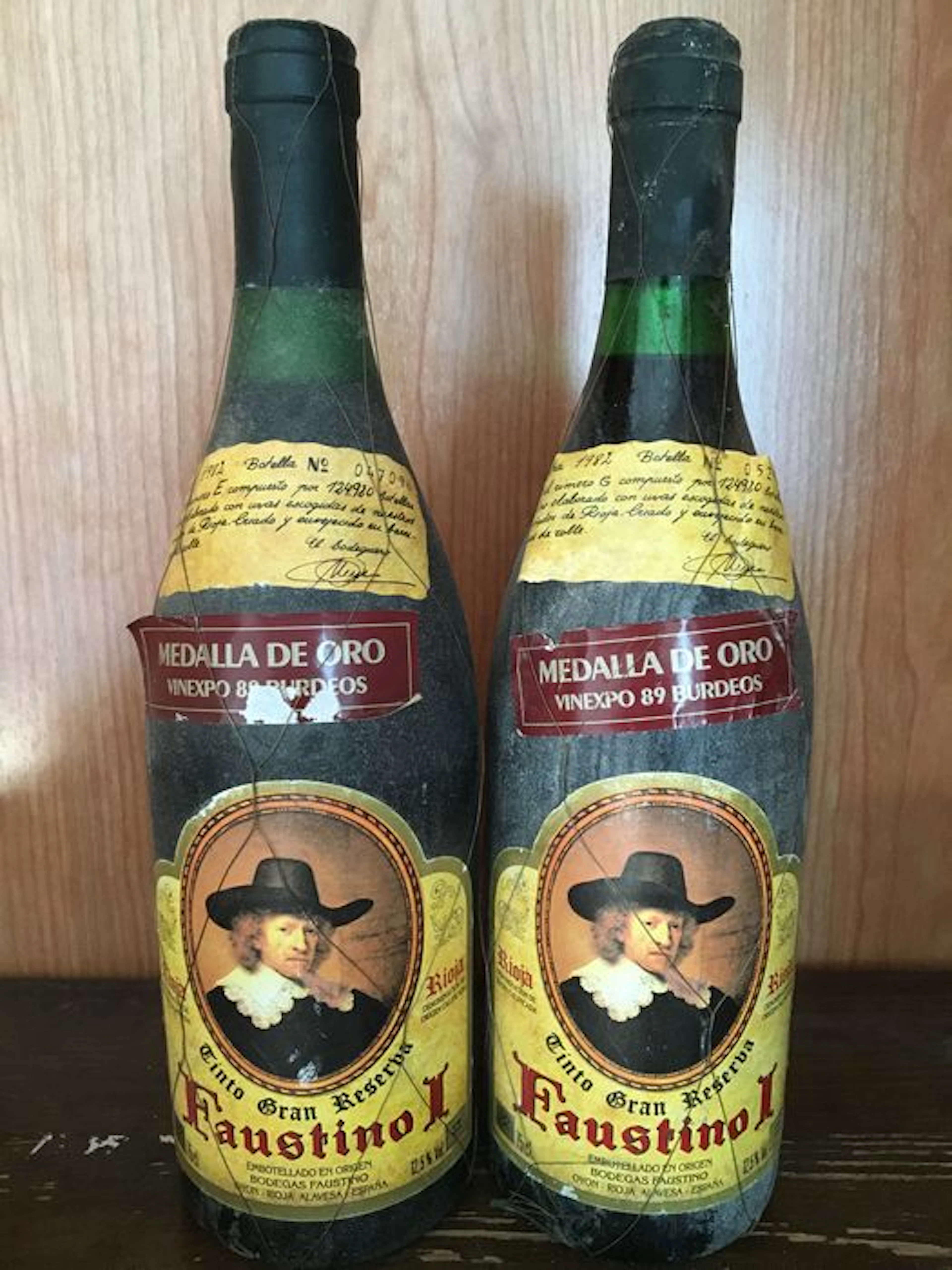1982 Faustino Wineries, Faustino I Grand Reserve, 2 bottles.
