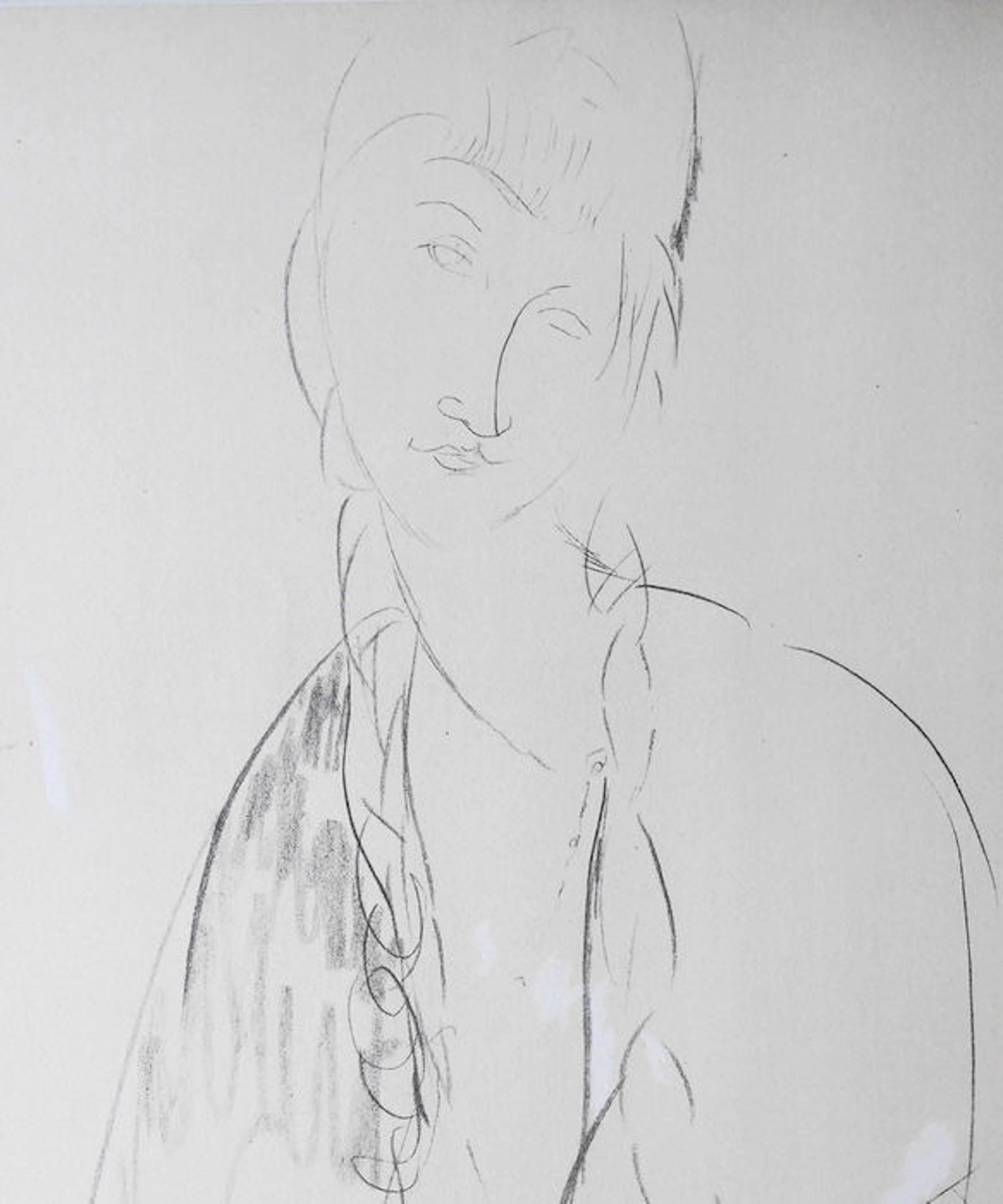 Amedeo Modigliani (After) - Portrait of Jeanne Hébuterne