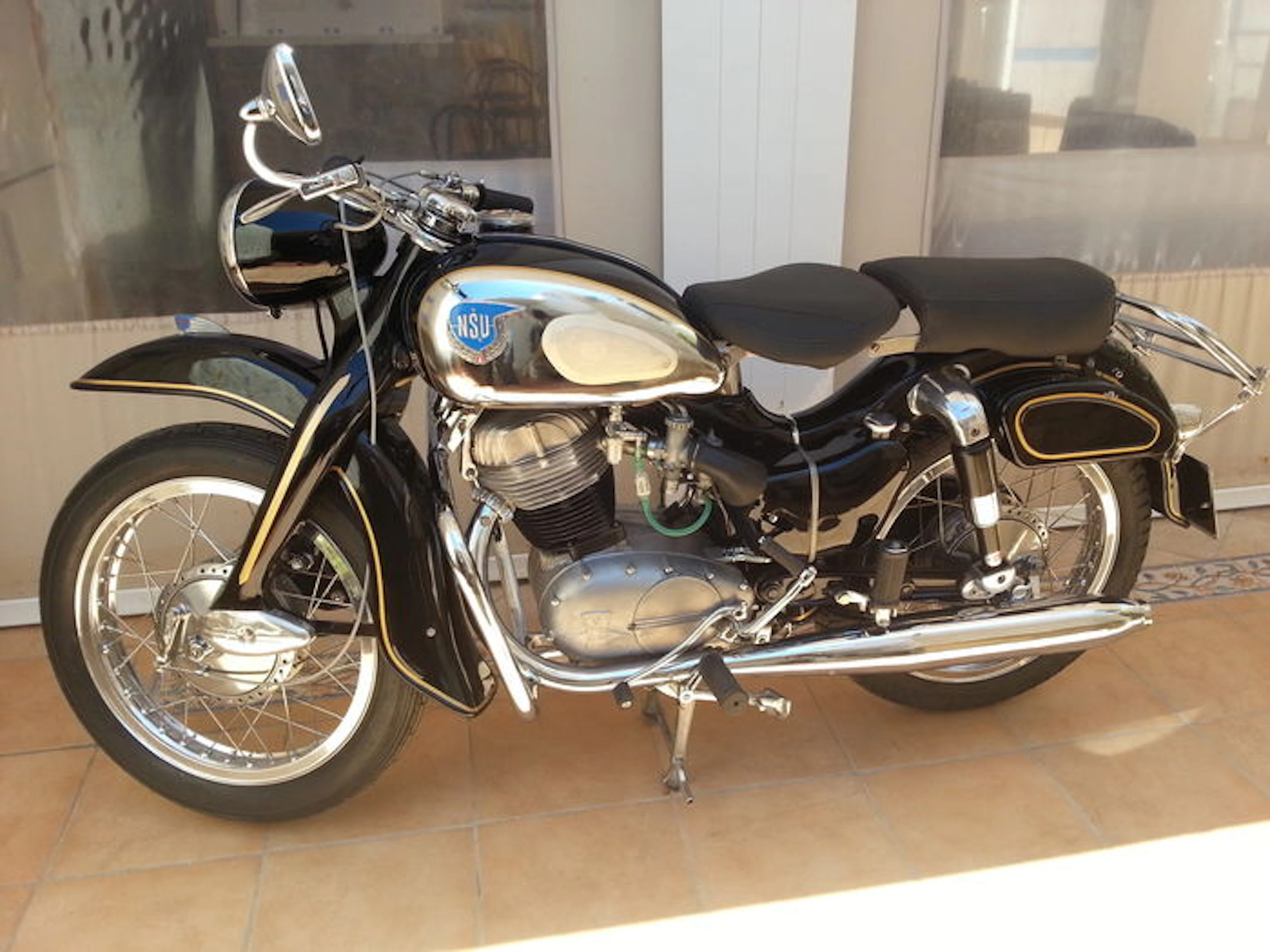 Moto Clásica NSU SUPER MAX 250 - 1958