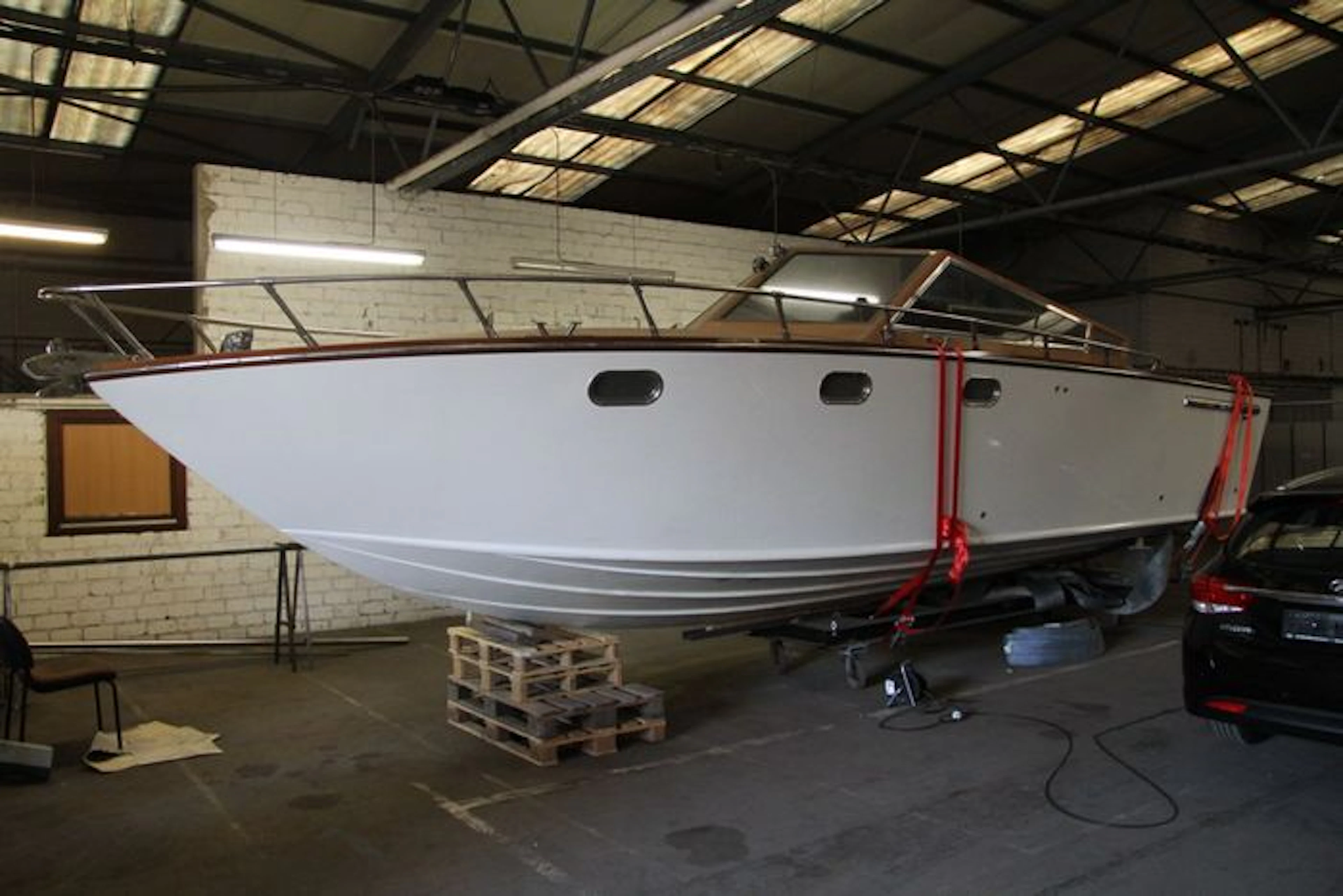 Dalla Pieta DP9 classic wooden boat from Venice, top condition, wooden yacht