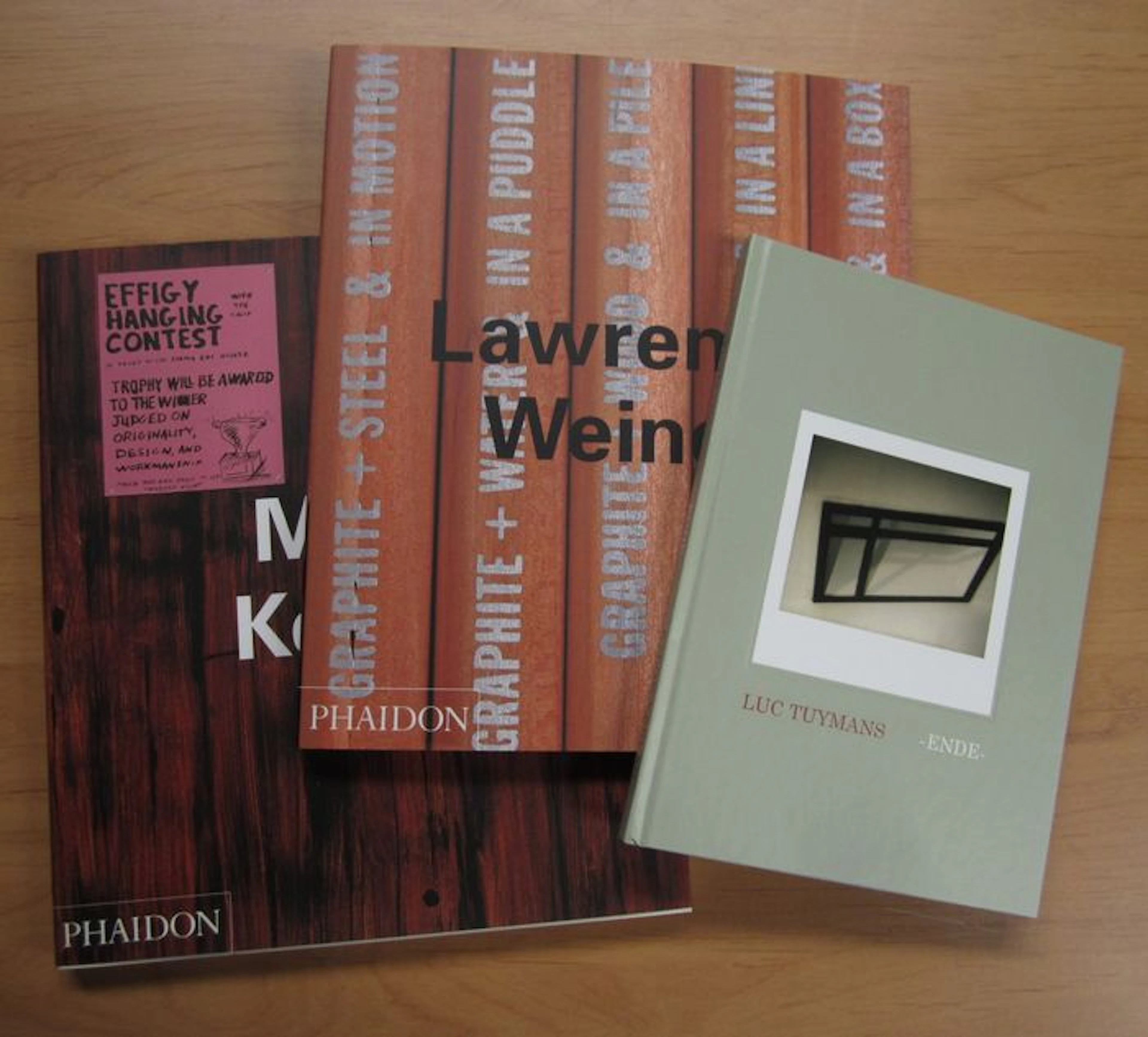 Mike Kelly - Lawrence Wiener - Luc Tuymans - 2007/2011
