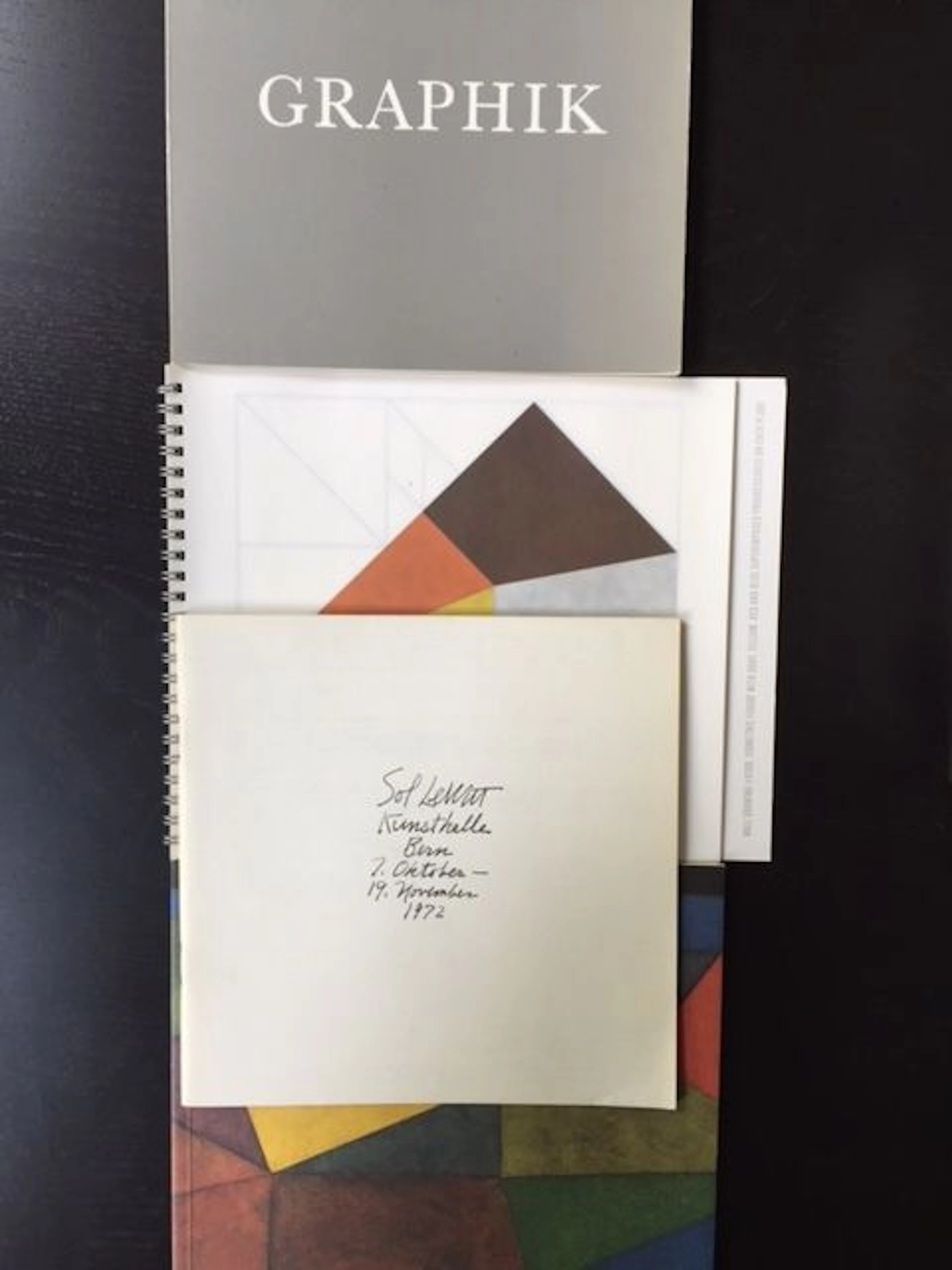 Sol Lewitt - 4 art catalogues