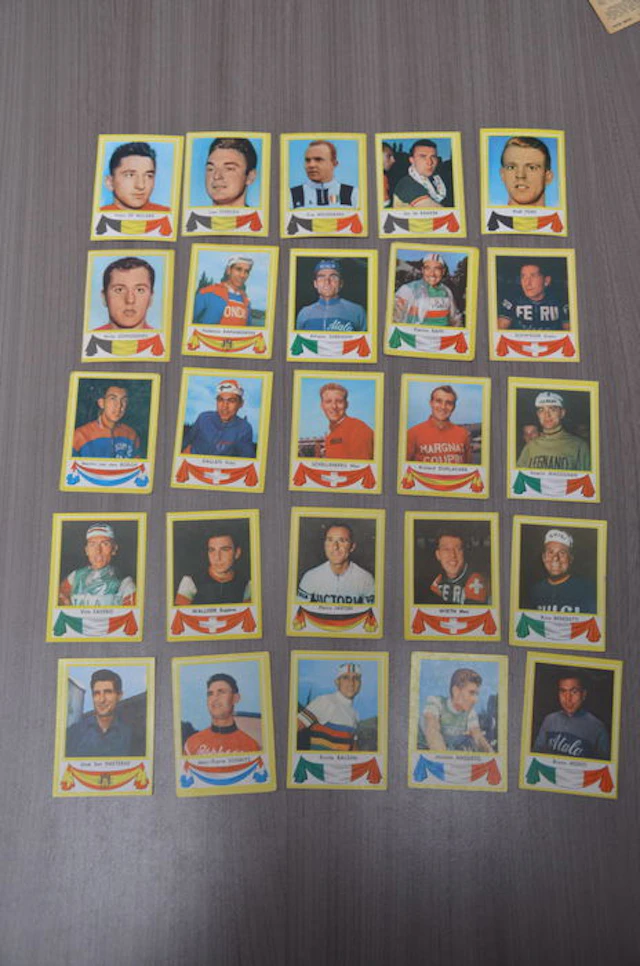 Variant of Panini - 100 x Chromo Cycling Cards (Period: 1950-1960).