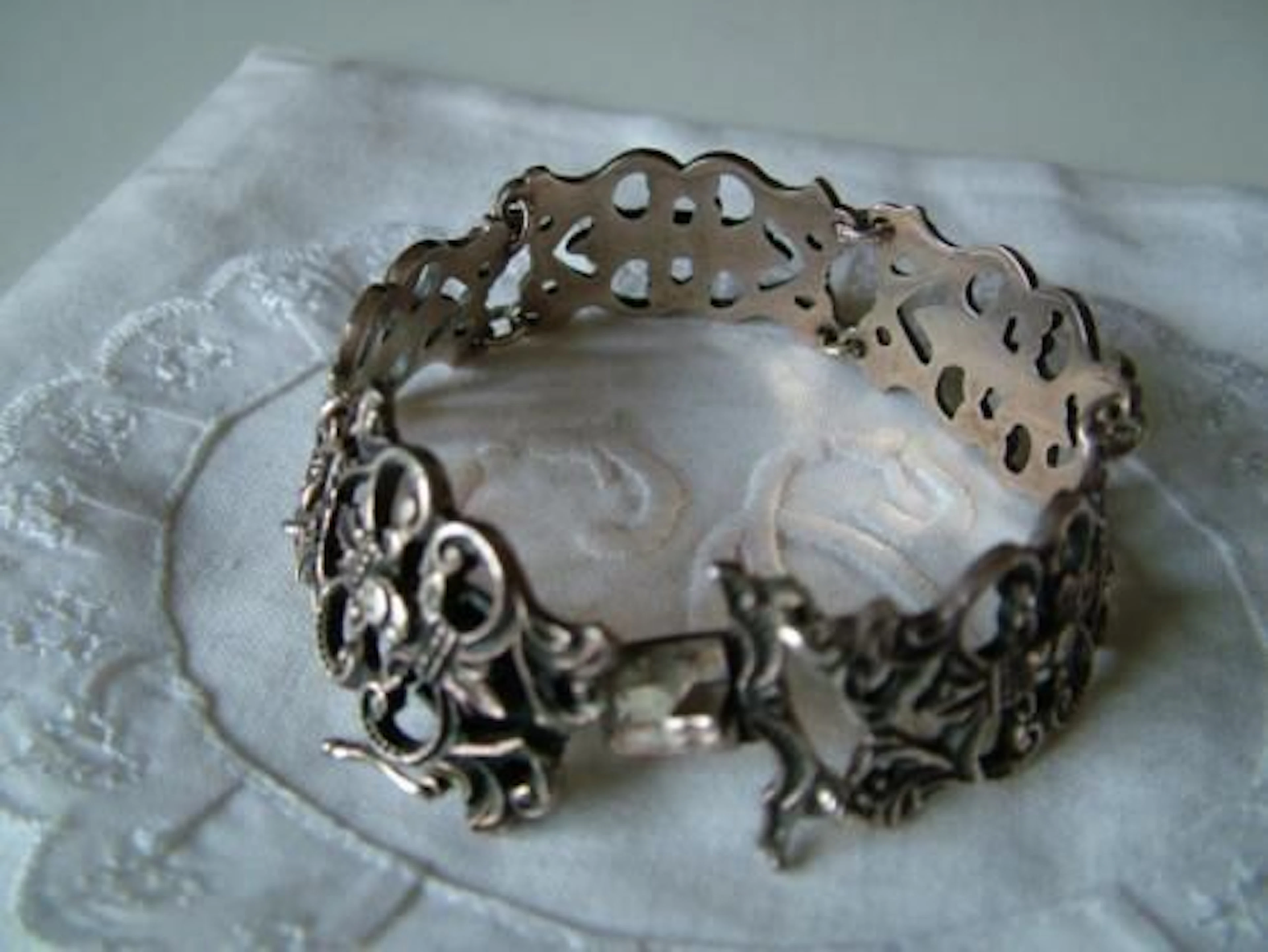 Old silver braclet Blachian Antik Schmuck