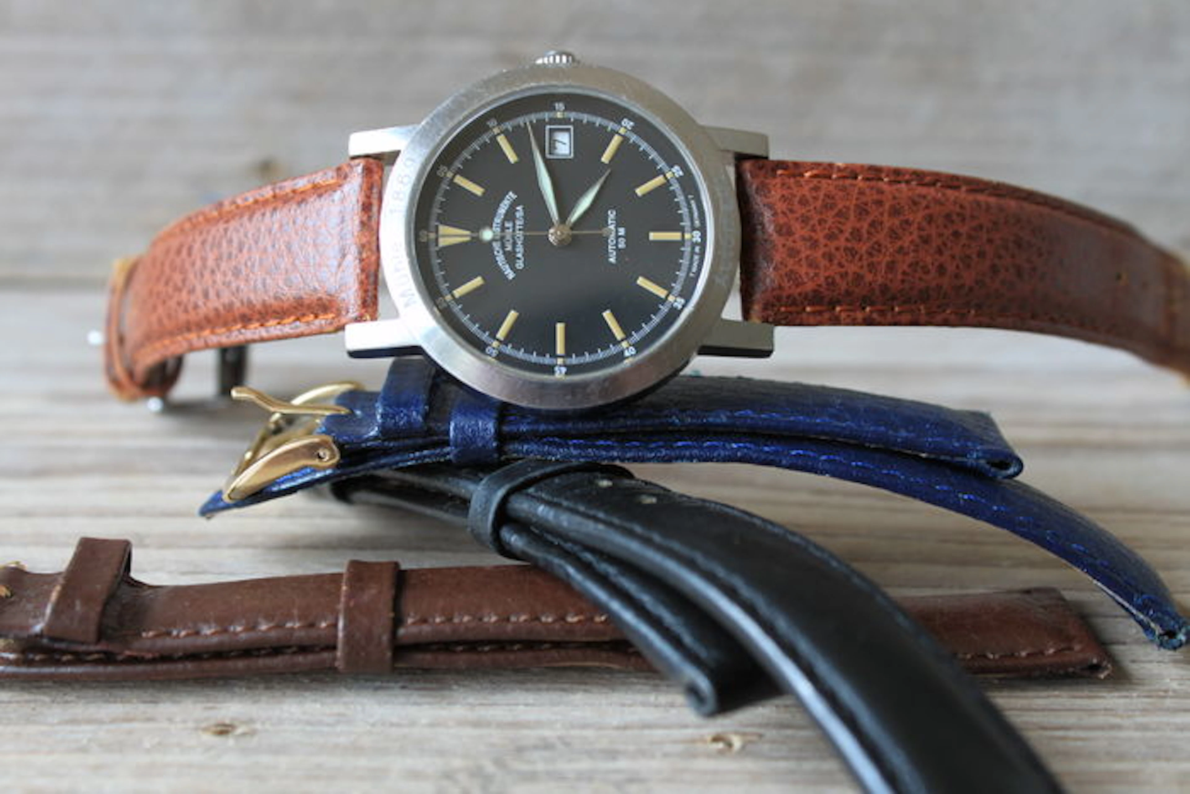 Mühle Glashütte city - Automatic-1. - 4 straps