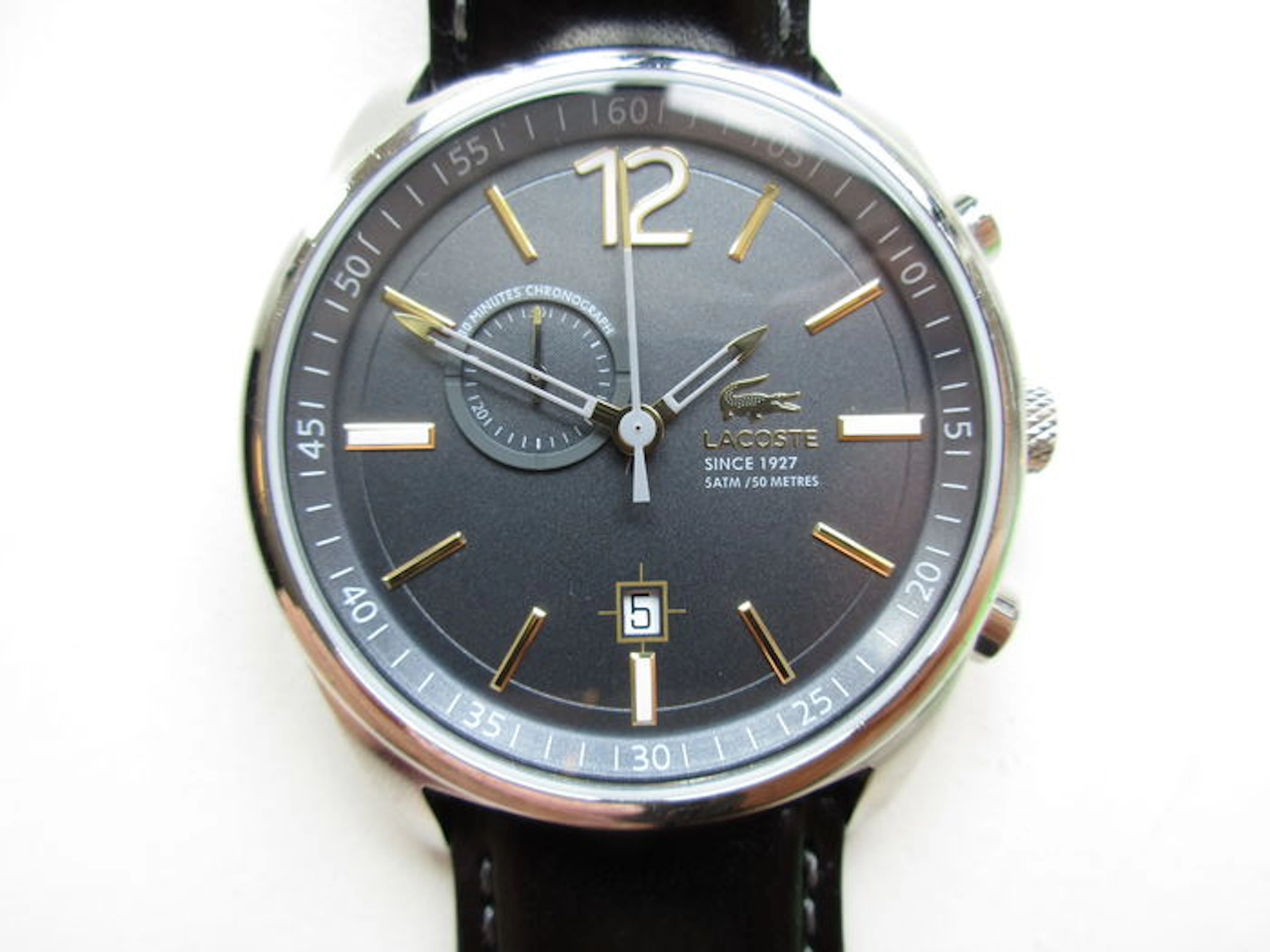 Lacoste "30 minutes chronograph" – men's chronograph wristwatch – LC.68-1.14-2489 – circa 2015 – never worn