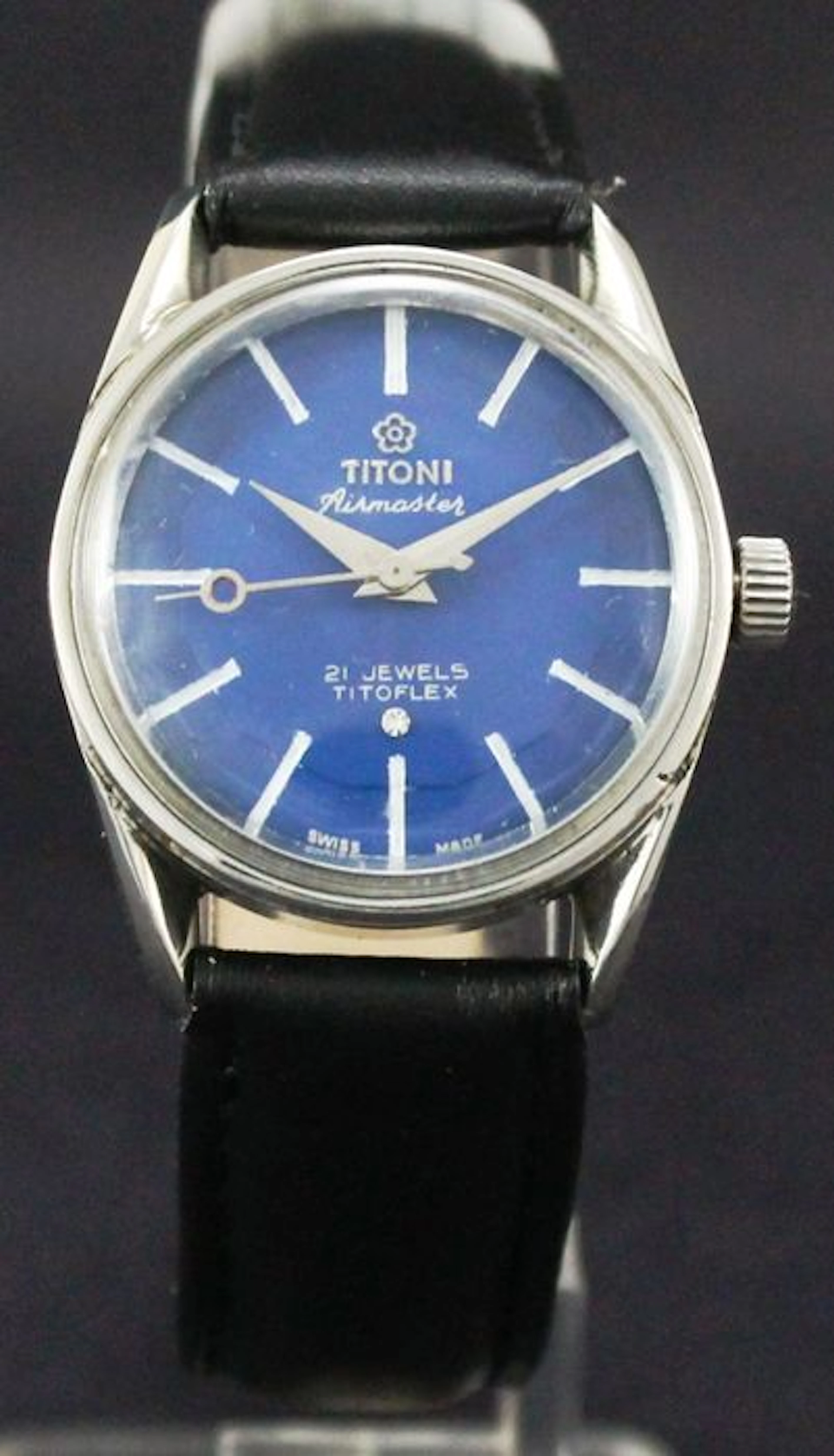 Titoni "Airmaster" Titoflex – Unisex Wristwatch – Between 1950s and 1970s