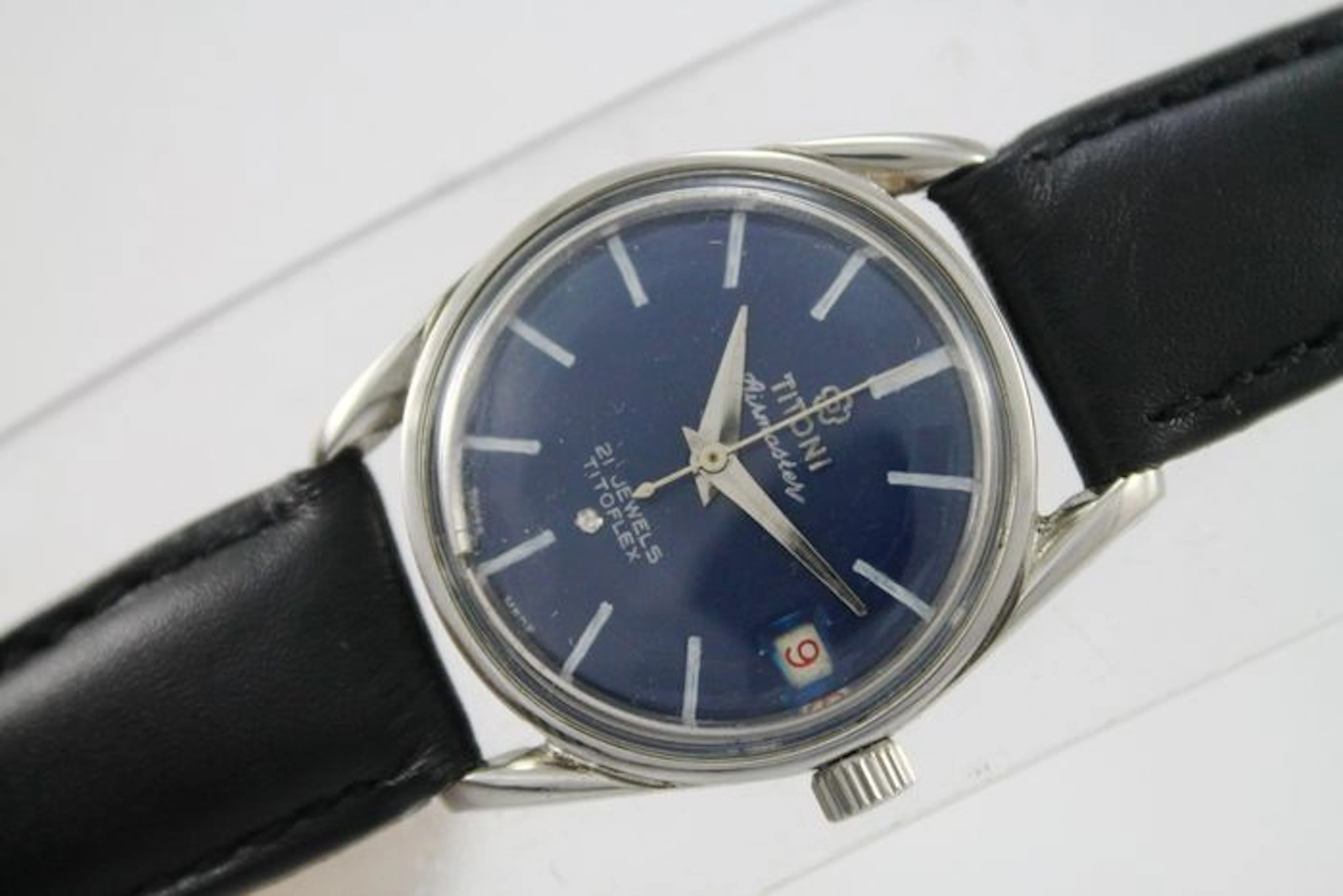 Titoni "Airmaster" Titoflex – Unisex Wristwatch – Between 1950s and 1970s