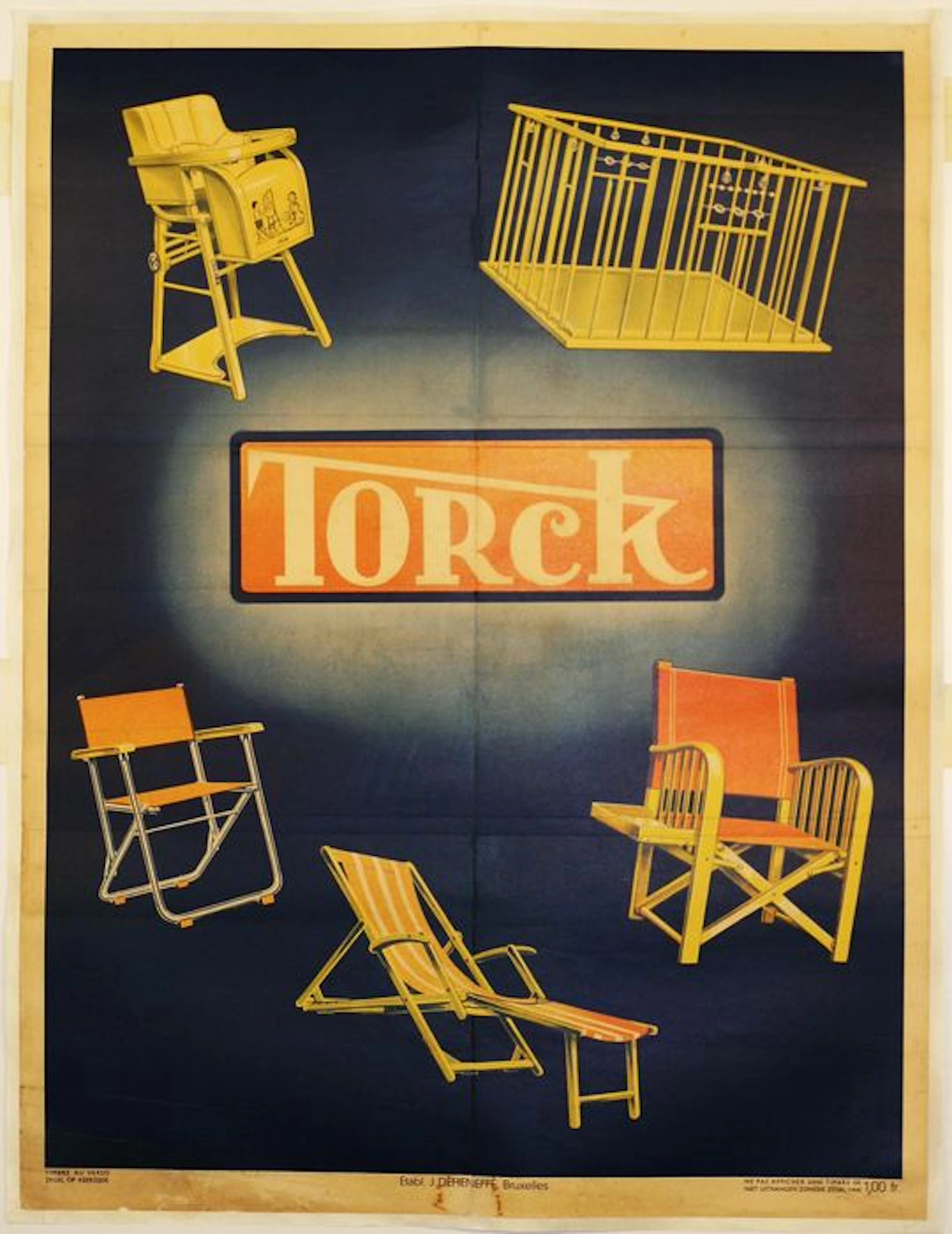 Anonymous - 'Torck' wooden toys, kids – and garden furniture – approx. 1950