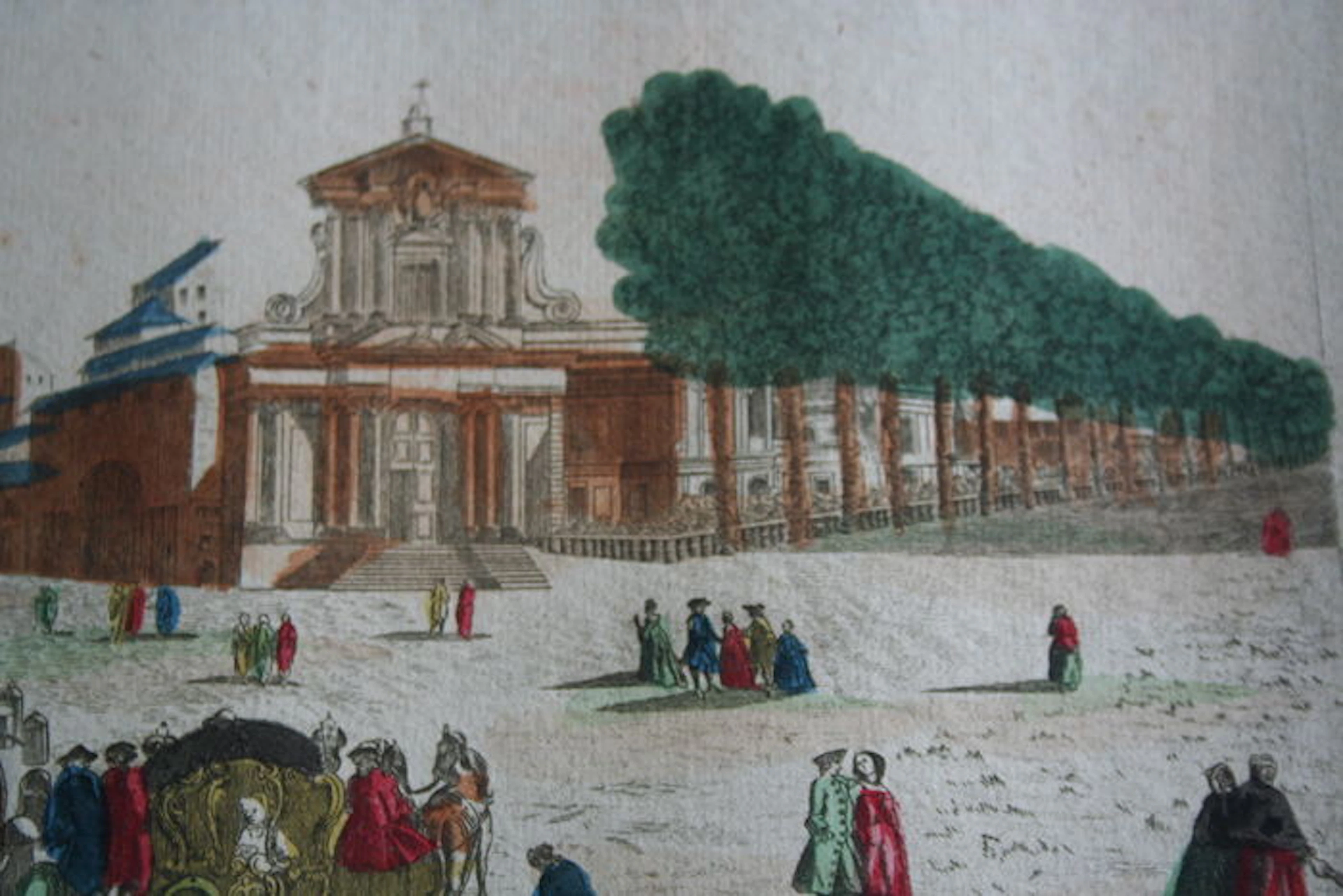 Madrid - Jacques Chereau (1688 -1776) - Perspective view of the King of Spain's Castle, near Madrid