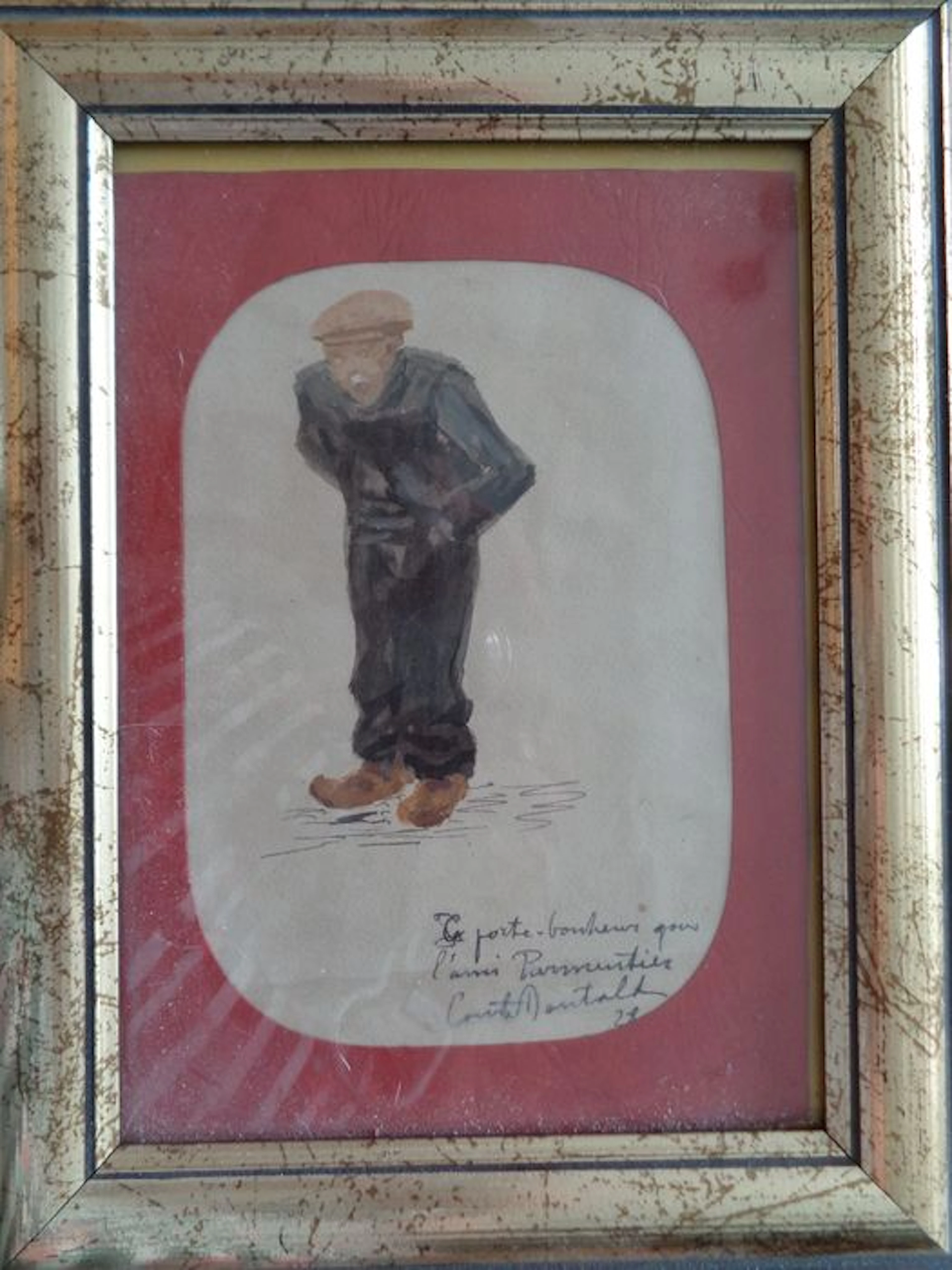 Constant Montald ( 1862- 1944) - Man on Clogs (Fortune |Bringer)