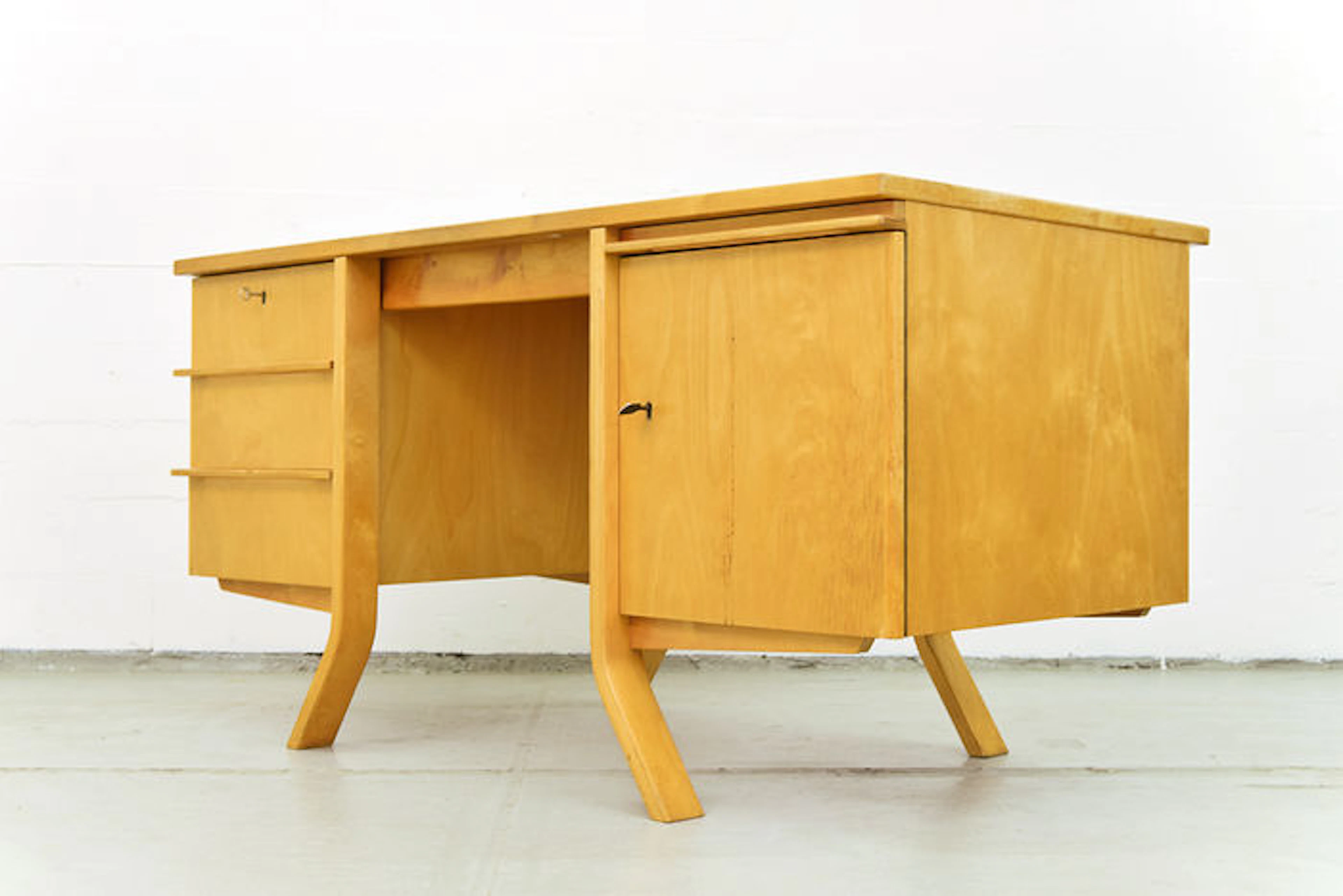 Cees Braakman for Pastoe - desk 'EB04' Combex, birch series
