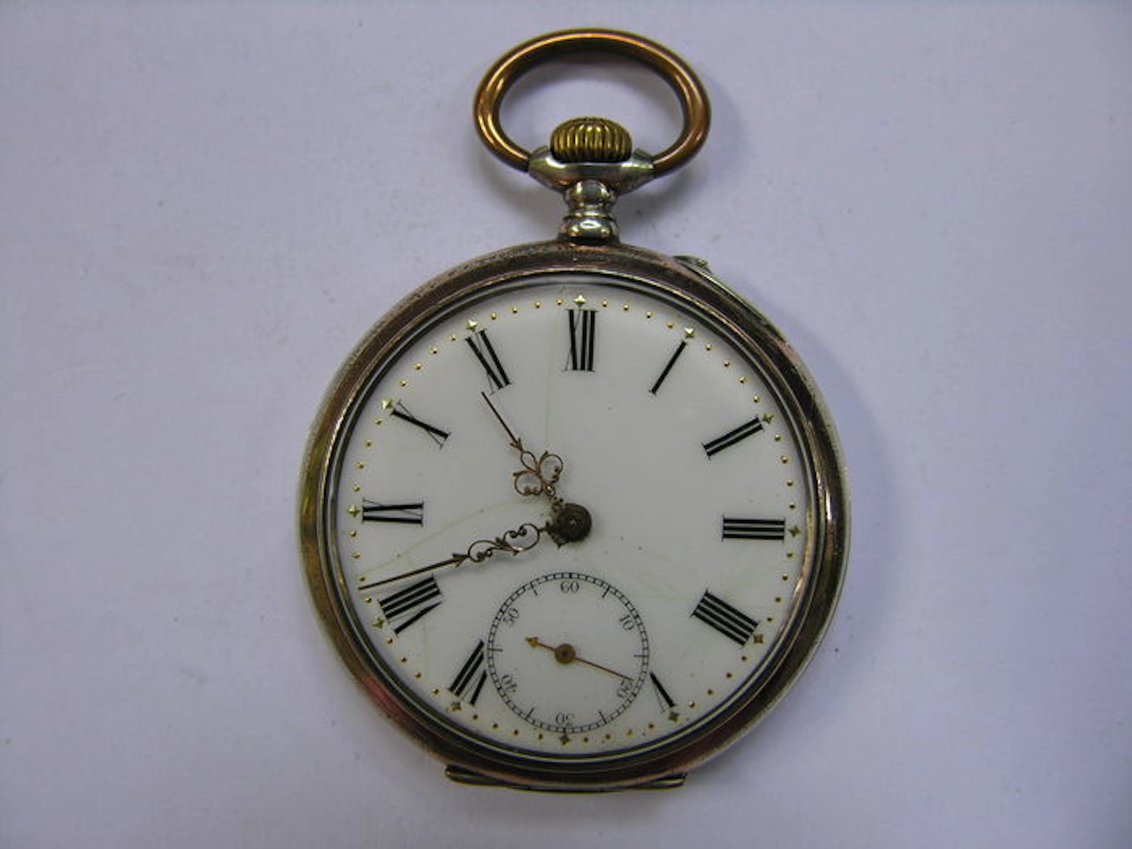 Pocket watch Helios - 800 silver from around 1890 (nr.87)