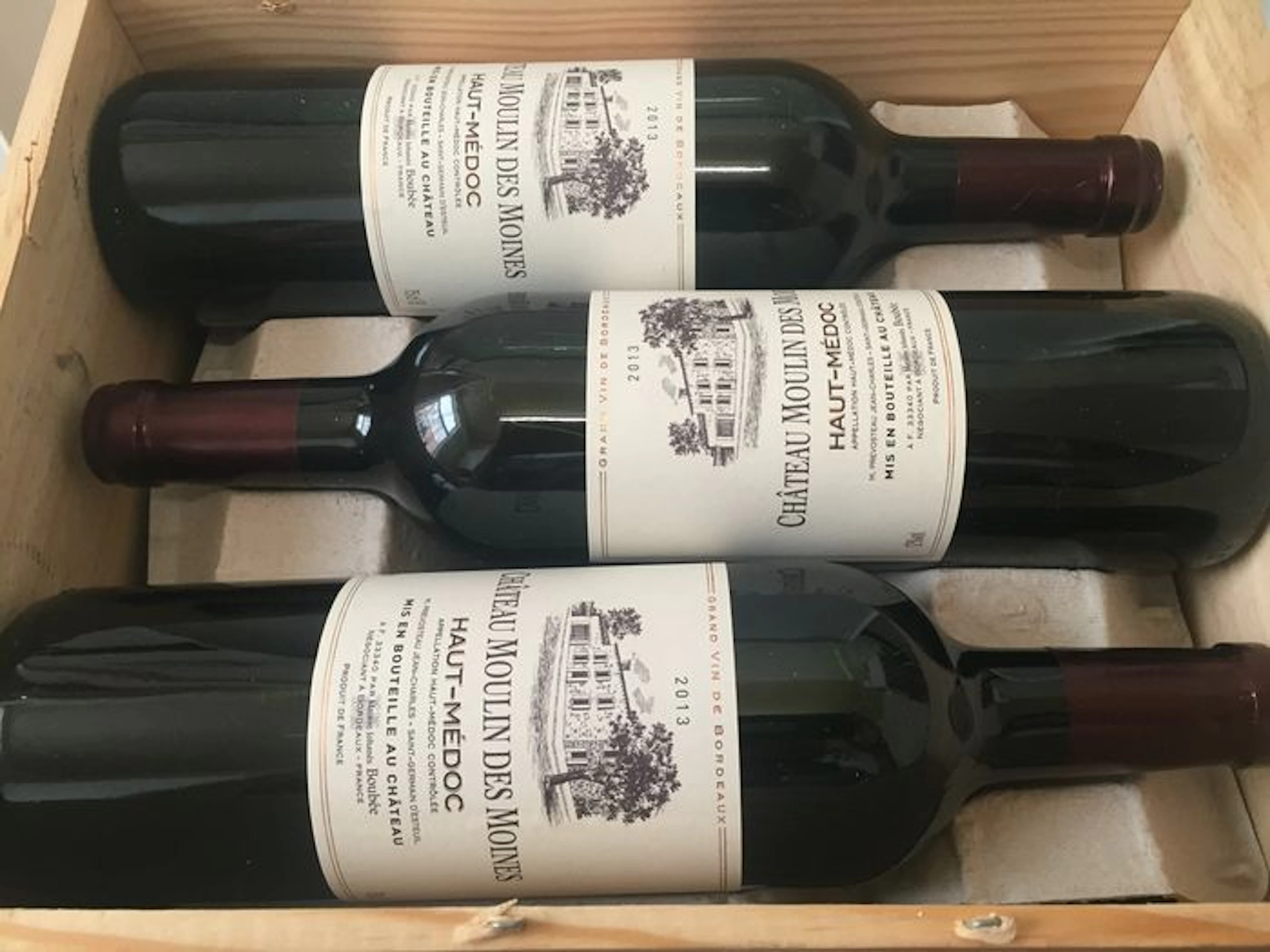 2013 Château Moulin des Moines, Haut – Médoc – OWC 6 bottles in total