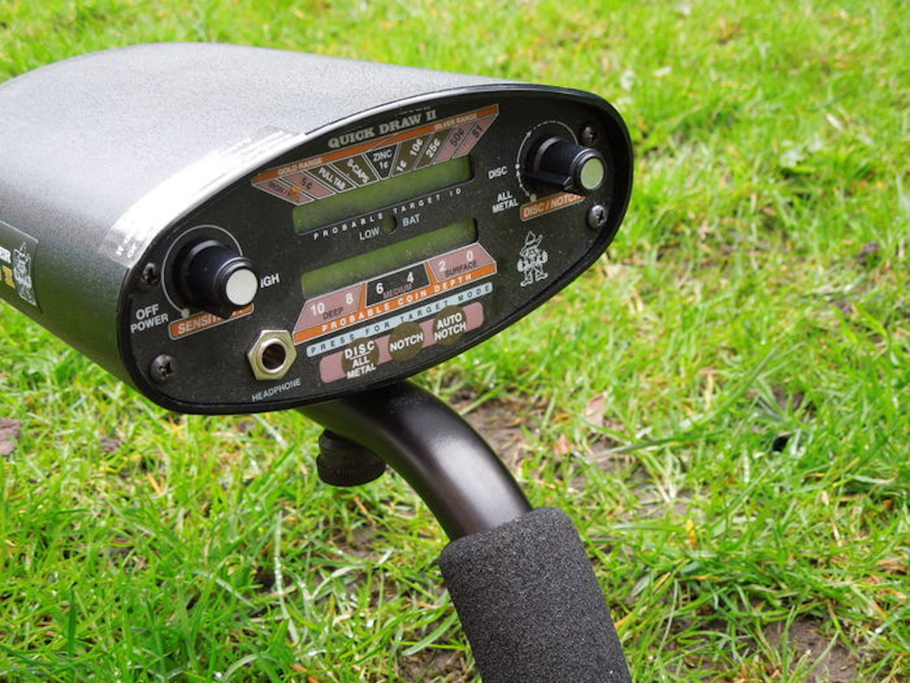 Cuick Draw II Bountyhunter digital metal detector
