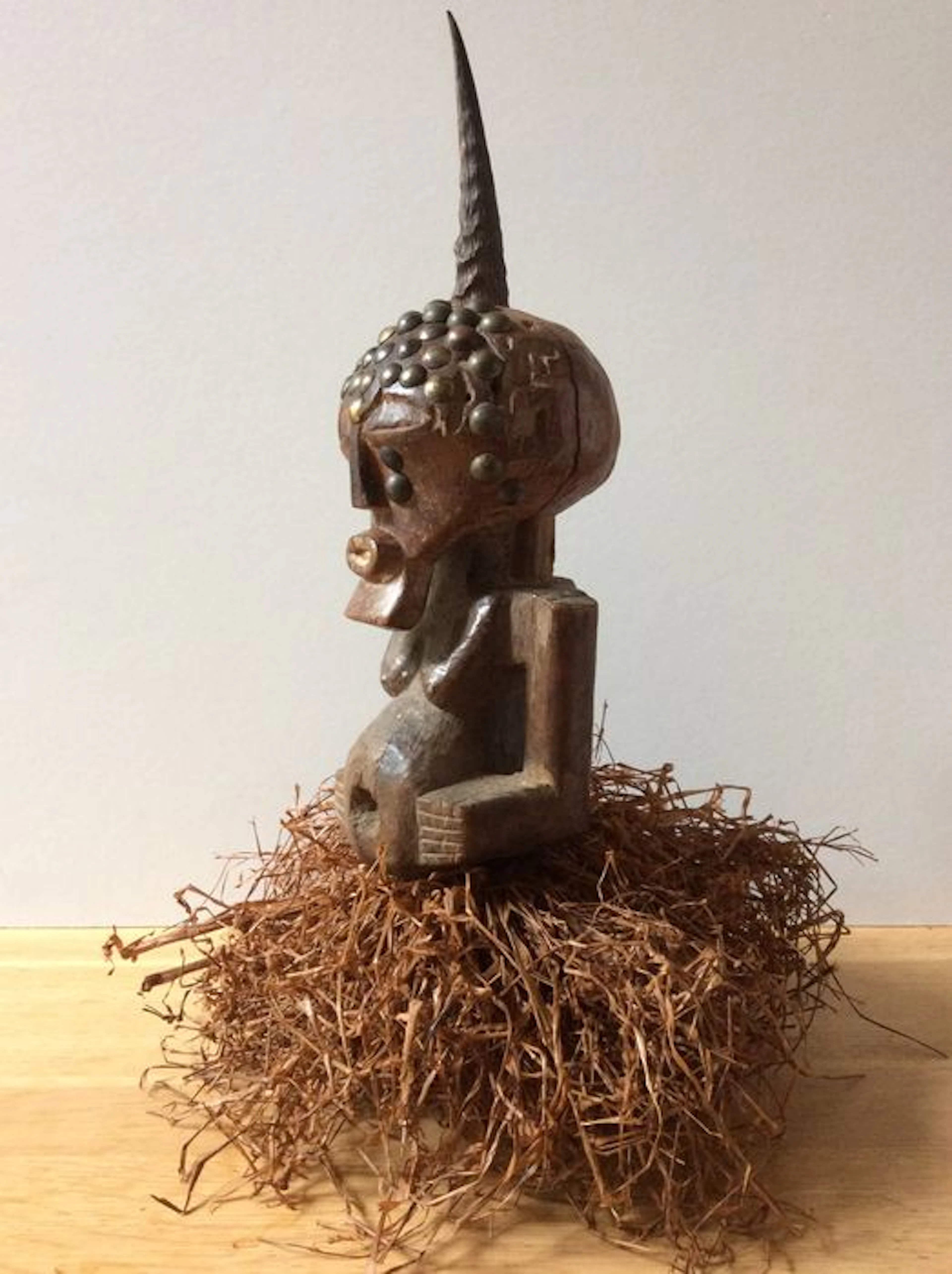 Large “Nkishi” power figurine – SONGYE – Former Belgian Congo