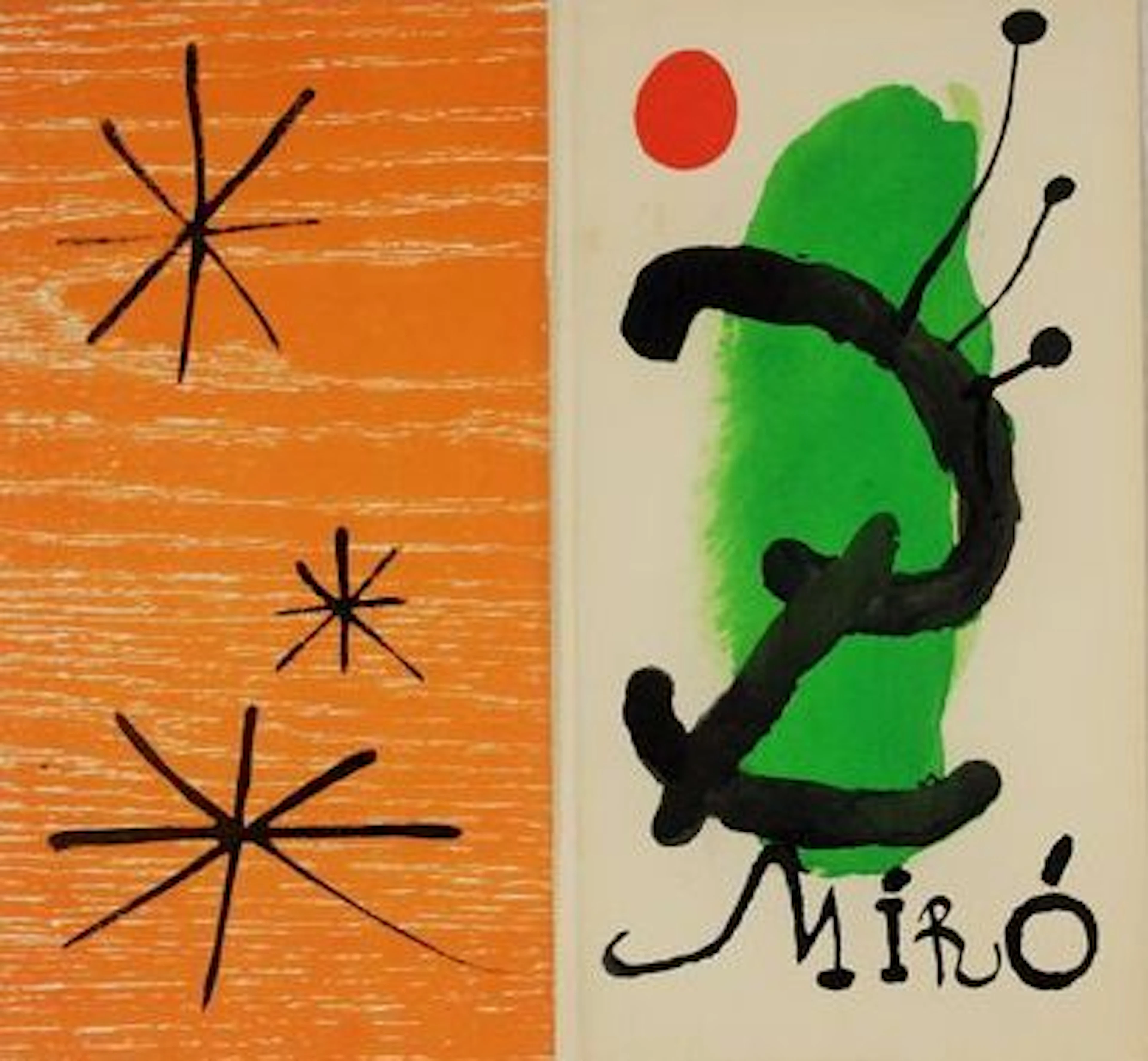 Joan Miró - Pochoir, Untitled from ‘A toute épreuve’, 1958