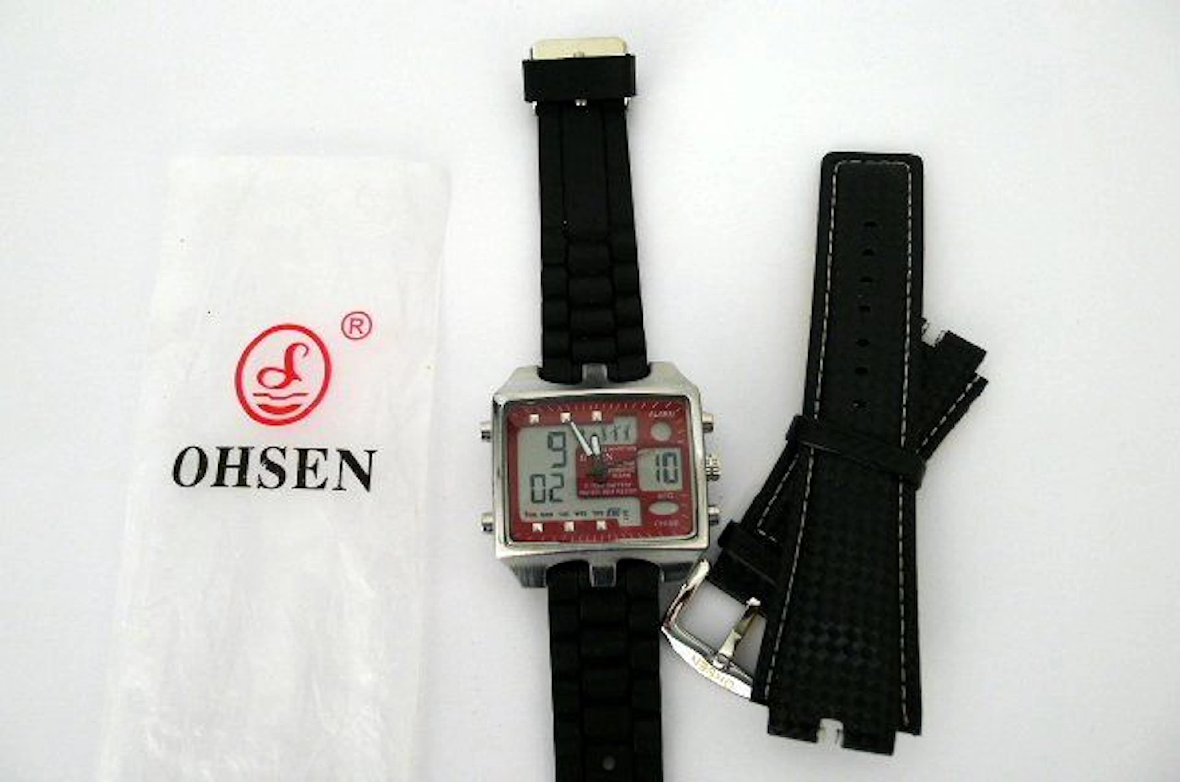 SET of Ohsen wristwatch and Nike timing watch sports watch