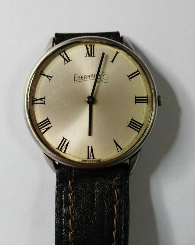Eberhard En Oro Blanco – reloj hombres