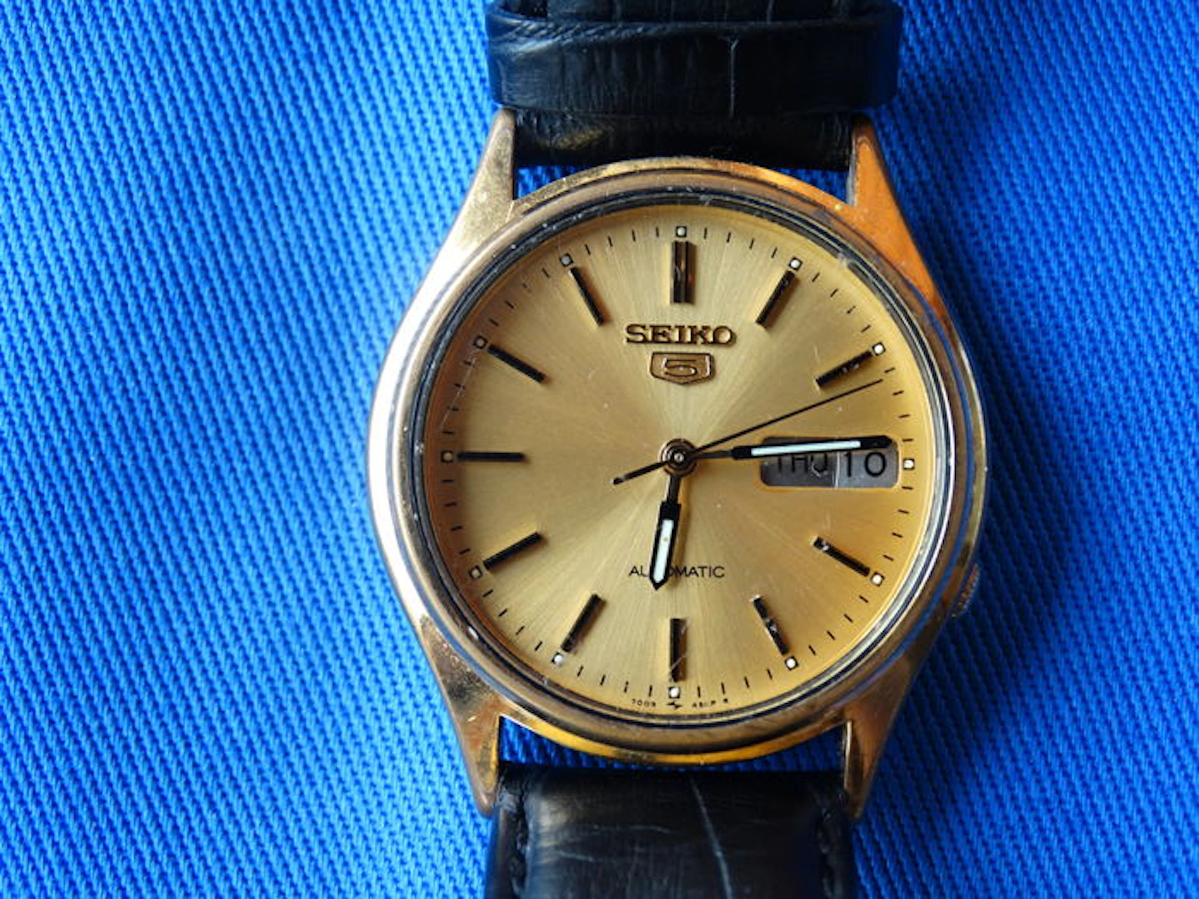 Seiko 5 men's wristwatch. 1970s.