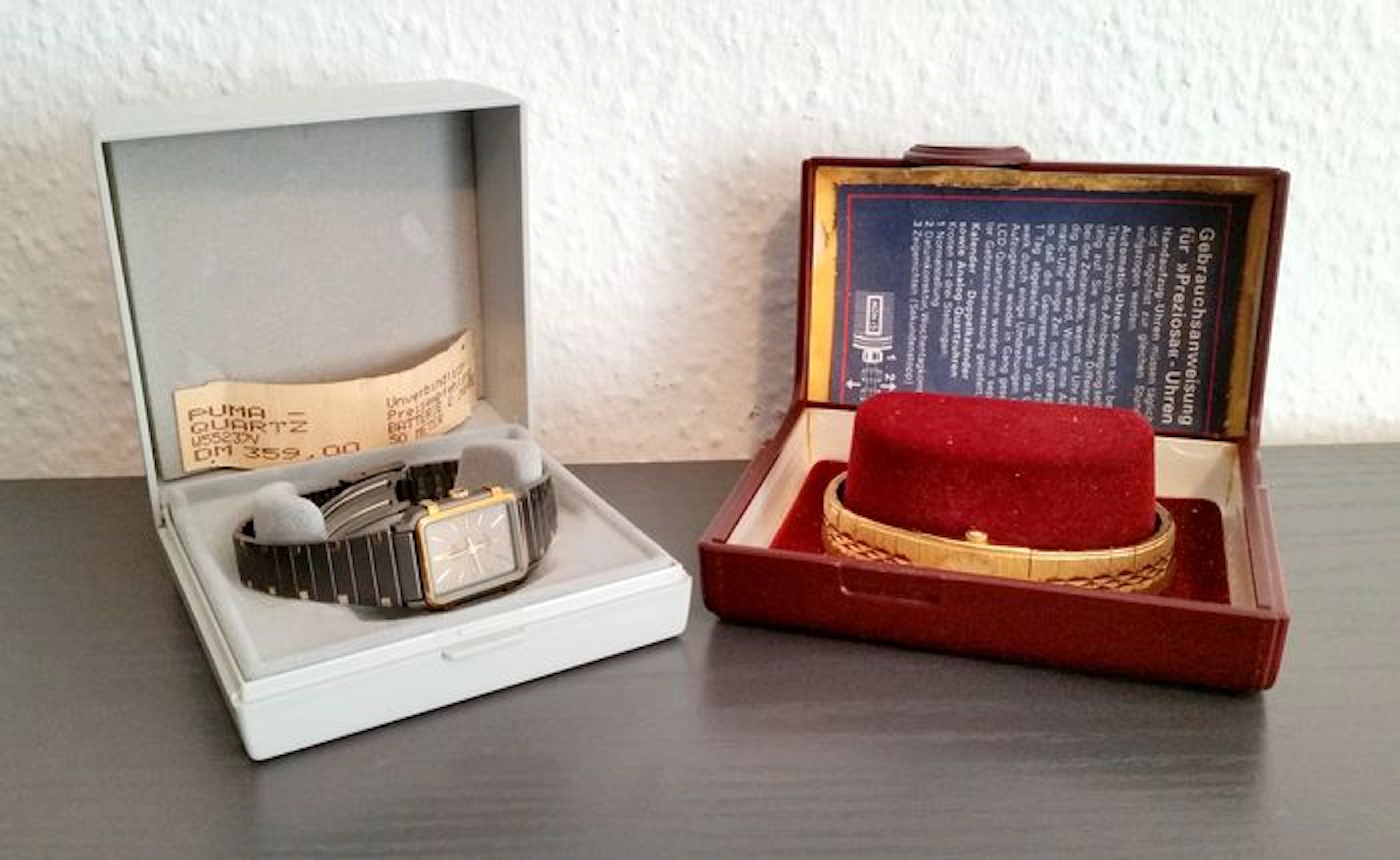 Puma und Preziosa - lot of 2 women's wristwatches, 1990s