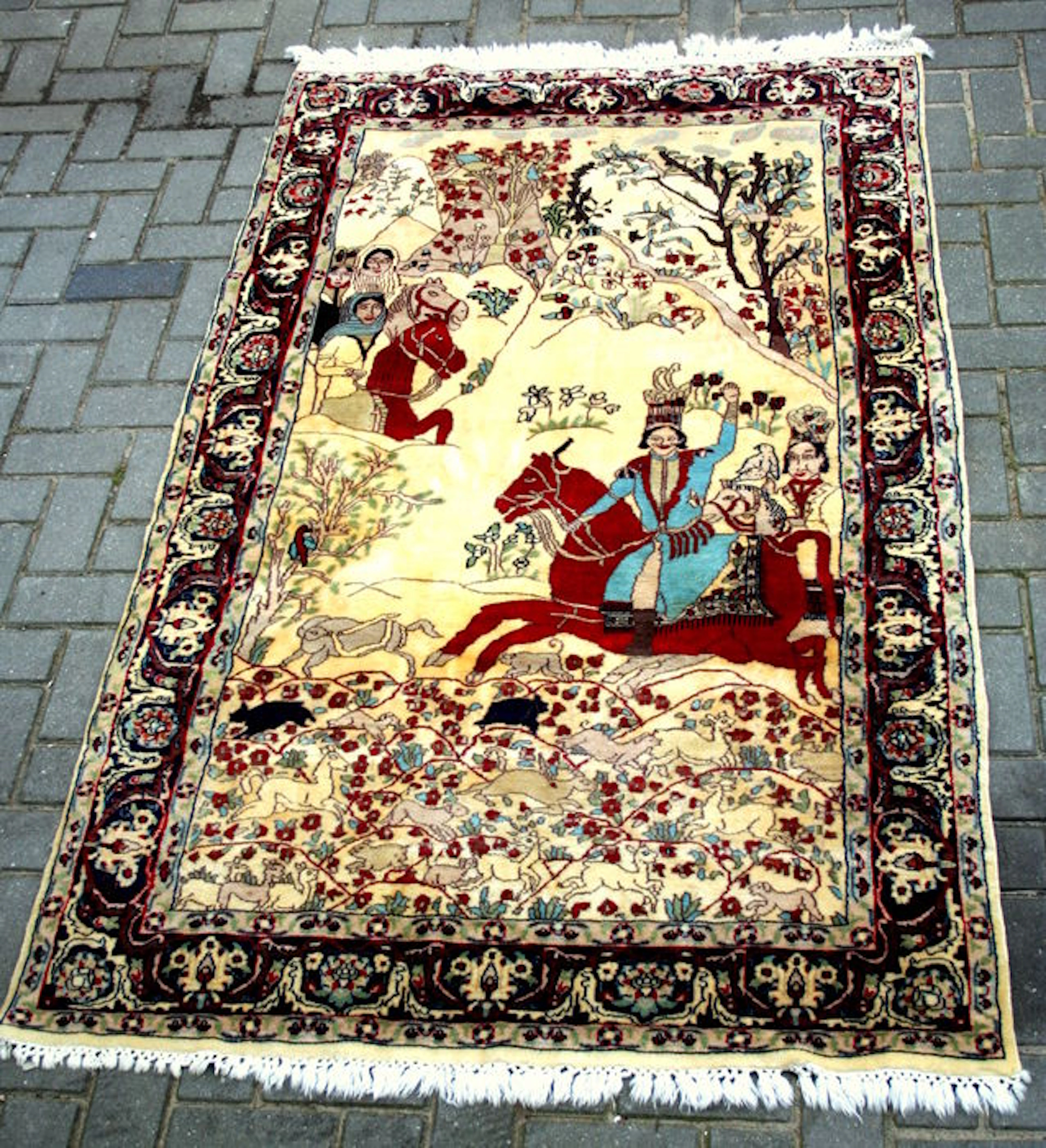 INDO HUNTING QUOM, 211 x 121, India, approx. 1990