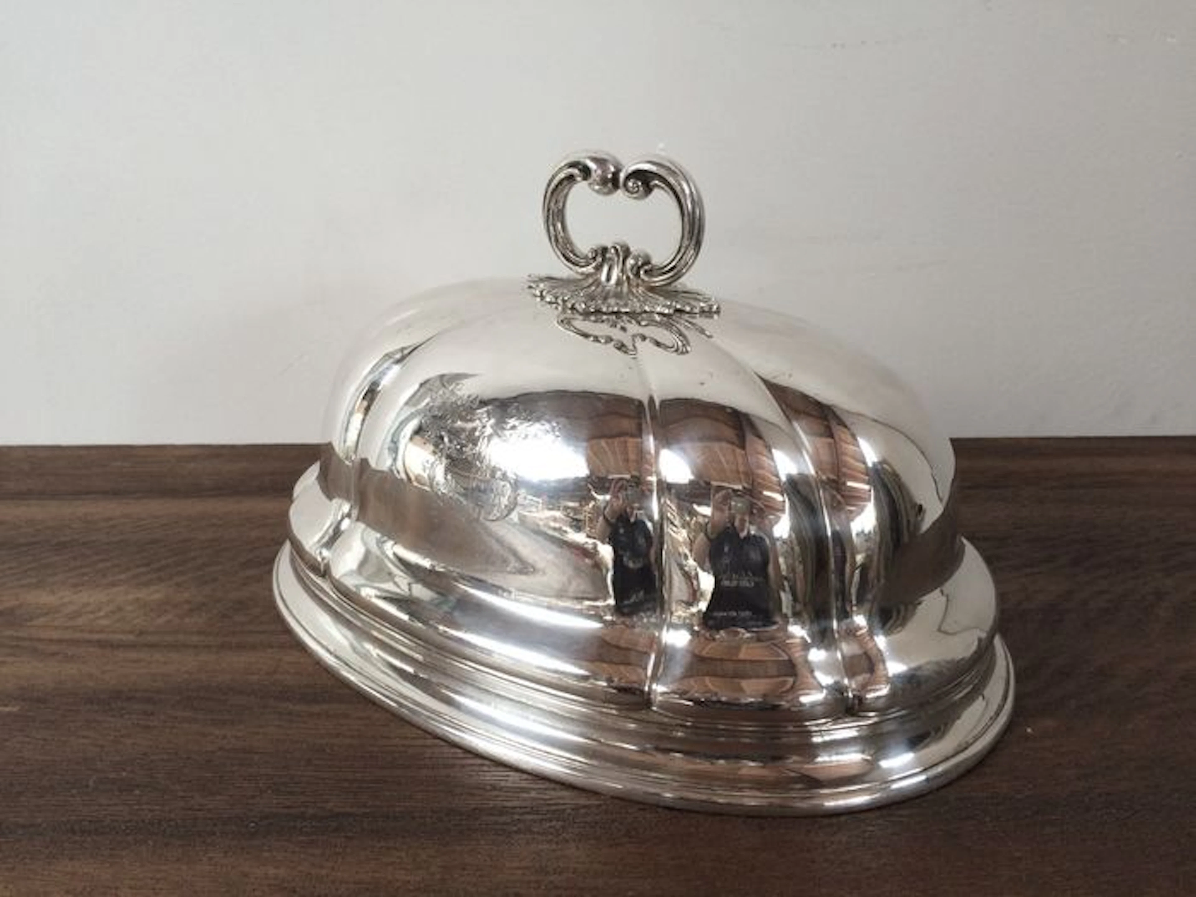 Contoured cloche with family crest, England, period 1850