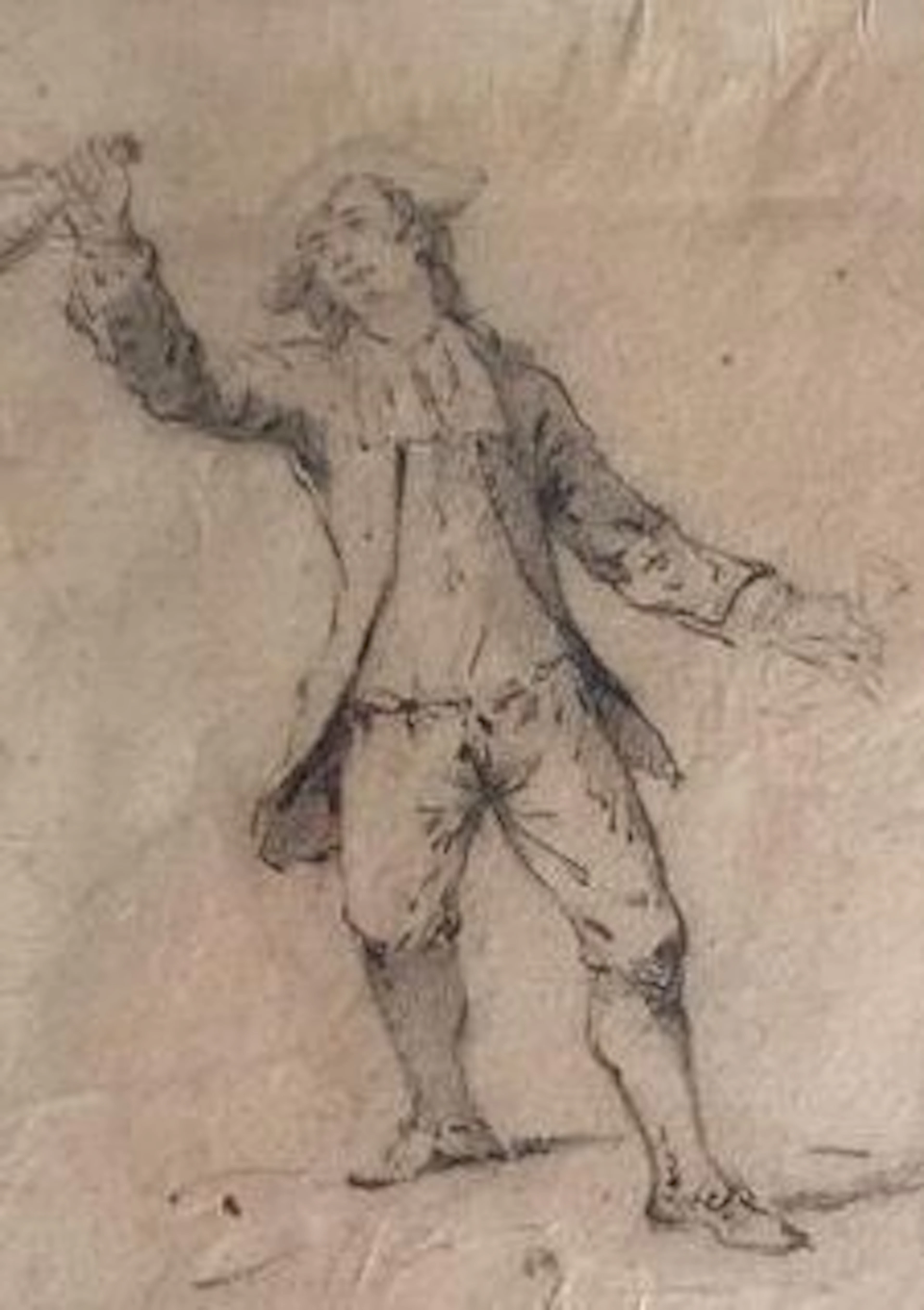 Bonaventure de Bar (Follower of Watteau) - La fête villageoise, study for the painting "la fête villageoise"