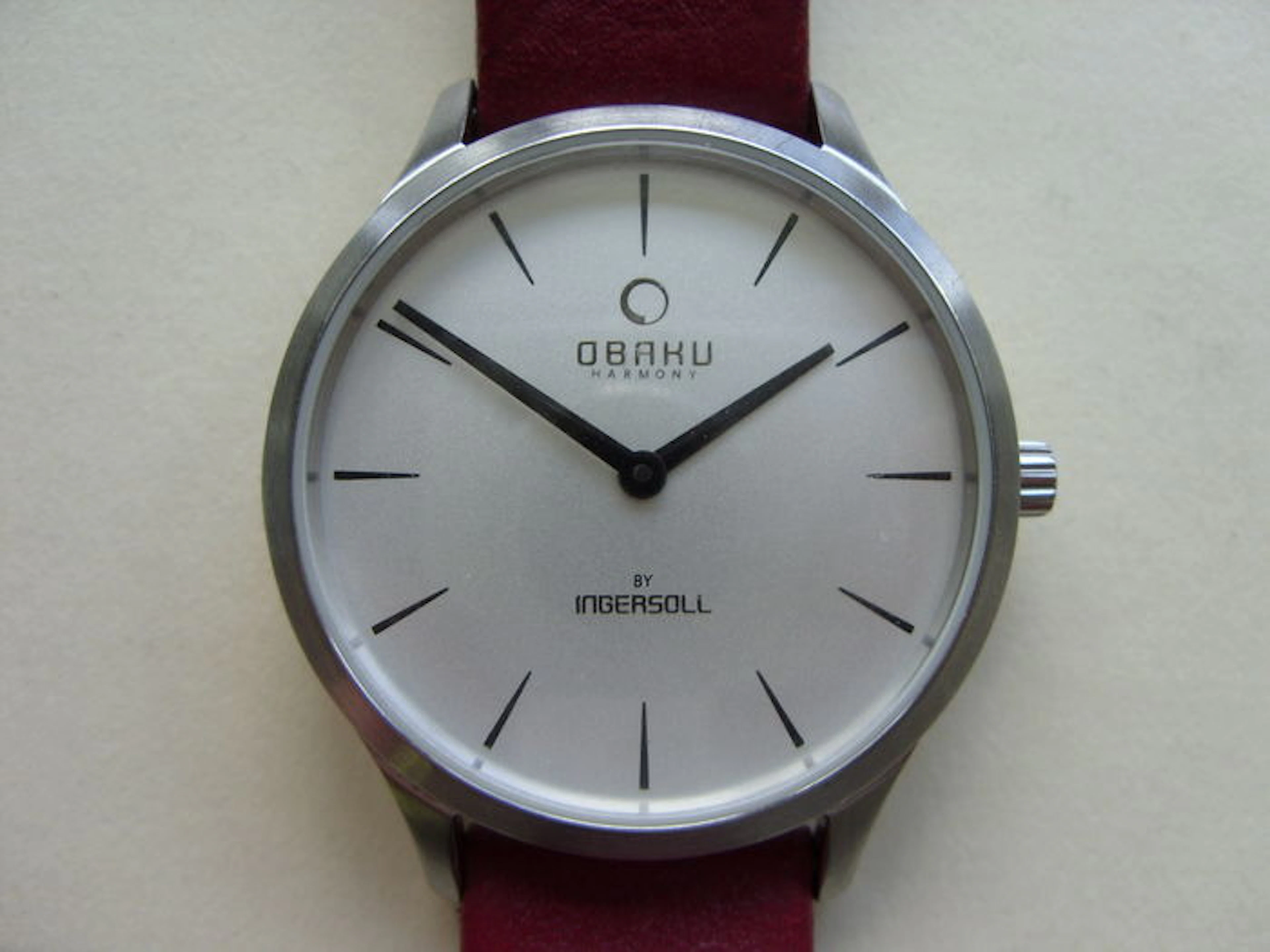 Obaku Harmony V112LCIRR Lau Liengard Ruge design ladies' watch.