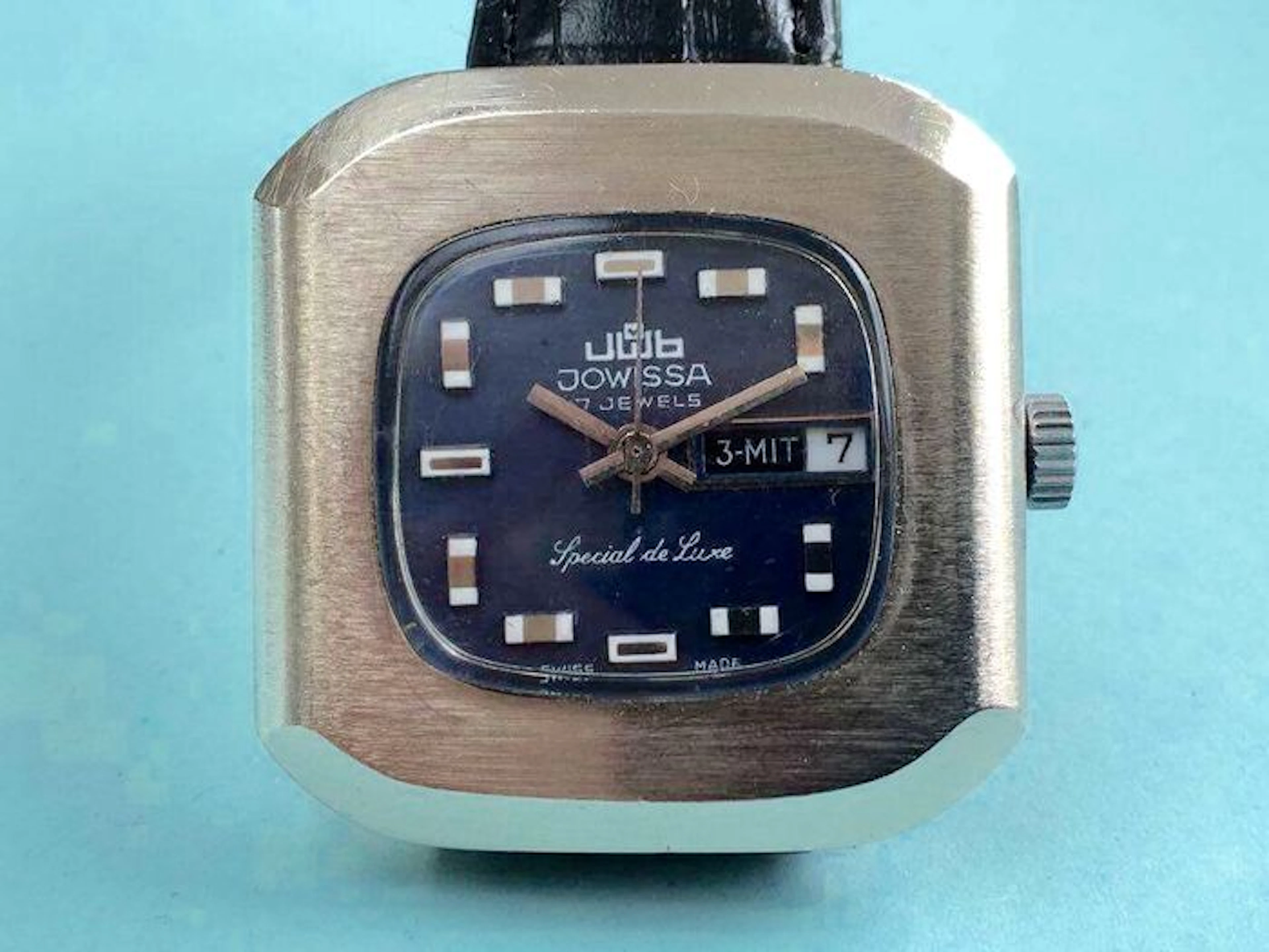 JWB Jowissa Special De Luxe Daytomatic 1960's SWISS Vintage