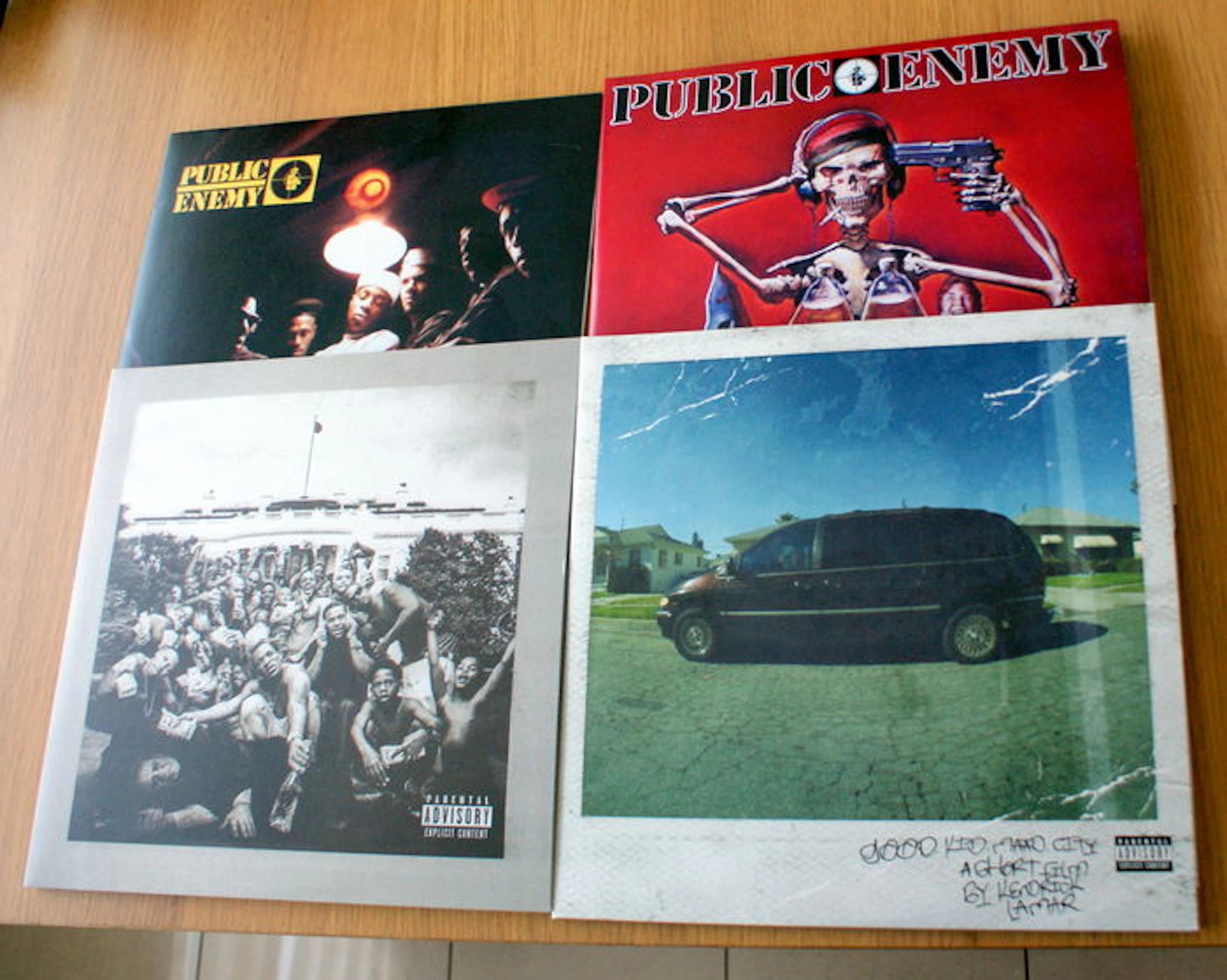 Lot of 4 classic hip-hop albums