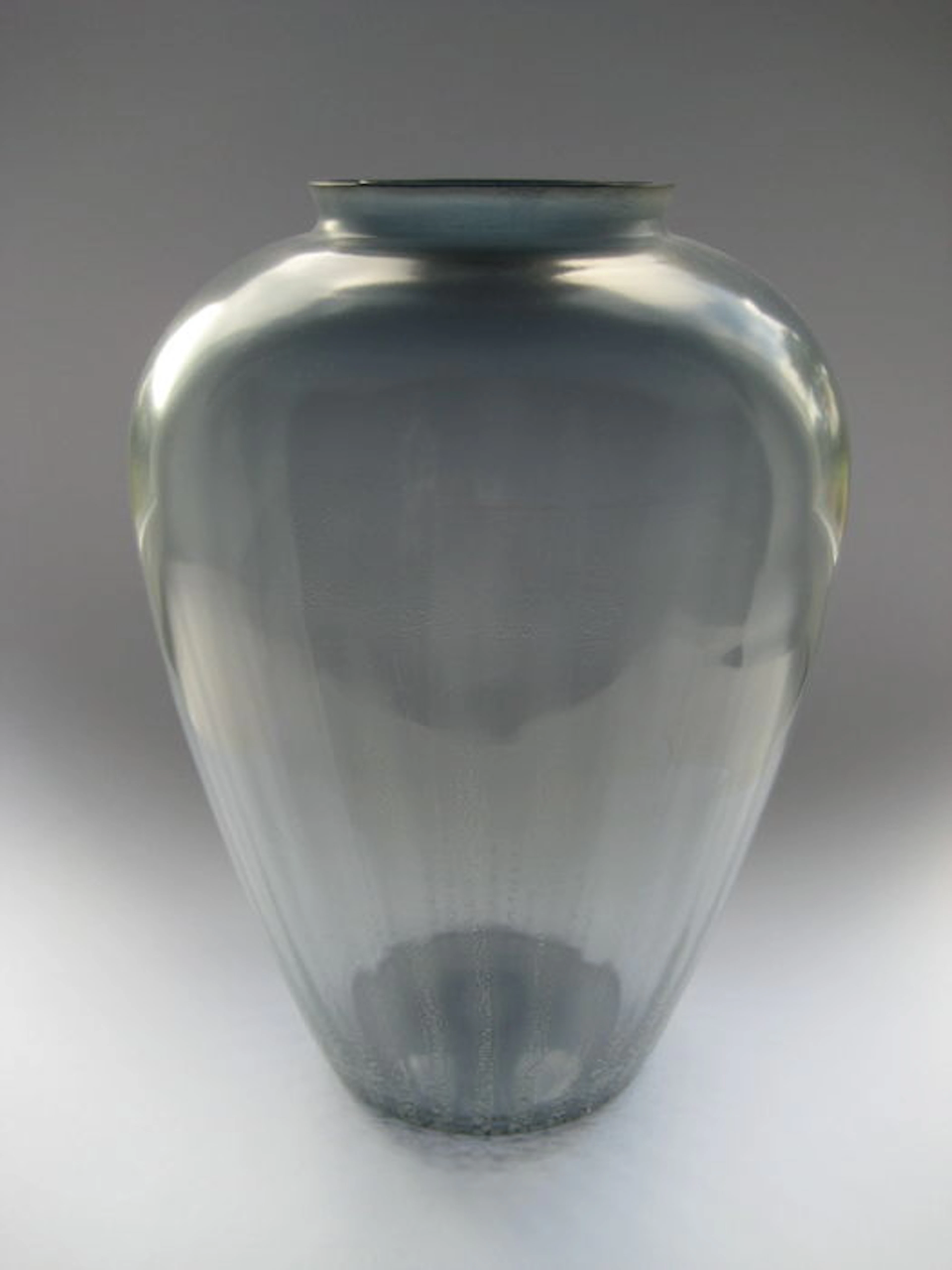 A.D. Copier (Leerdam) - Tin crackle vase "Sonoor" (large)