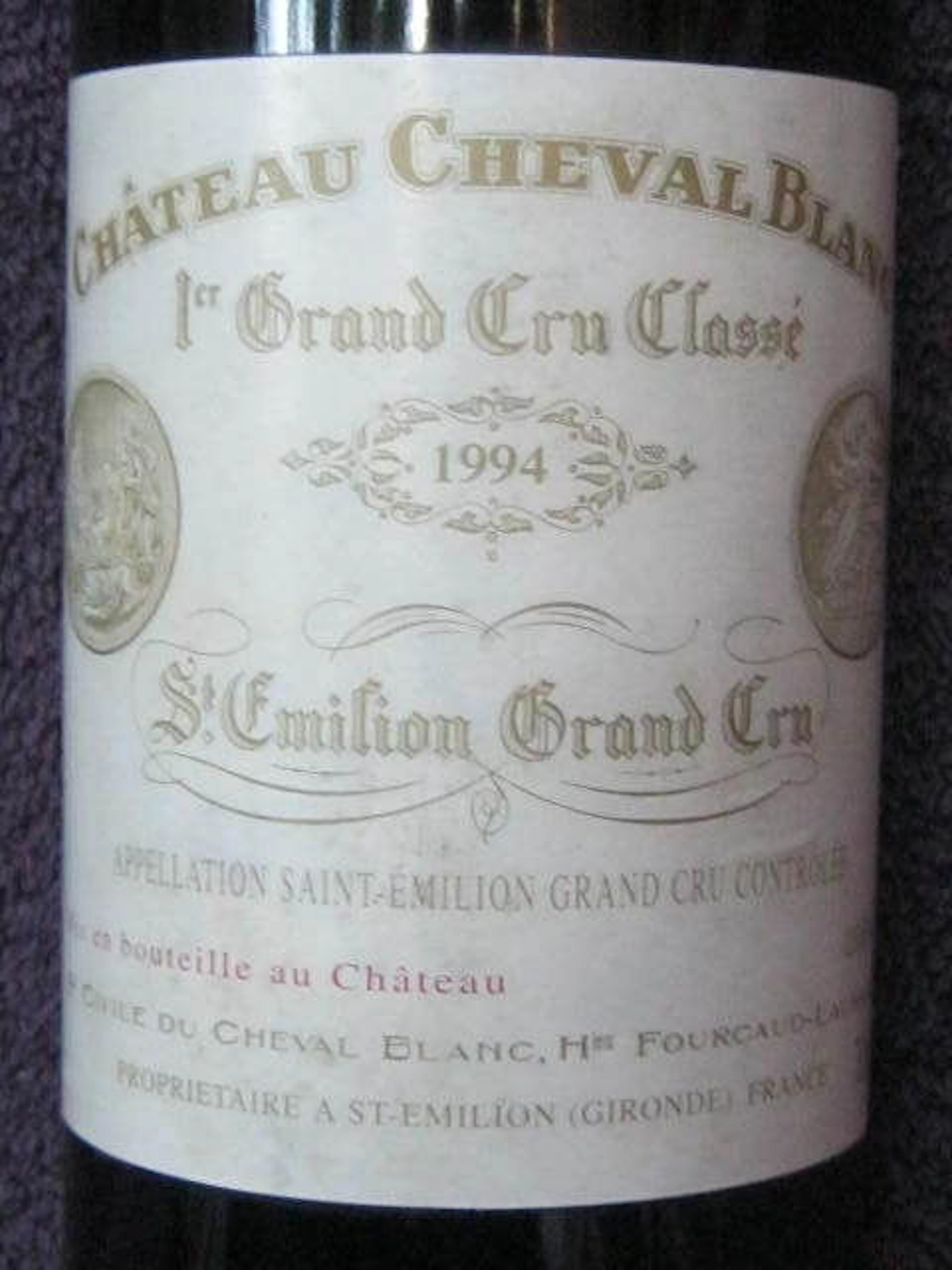 1994 Château Cheval Blanc, 1er Grand Cru Classé A – 1 bottle