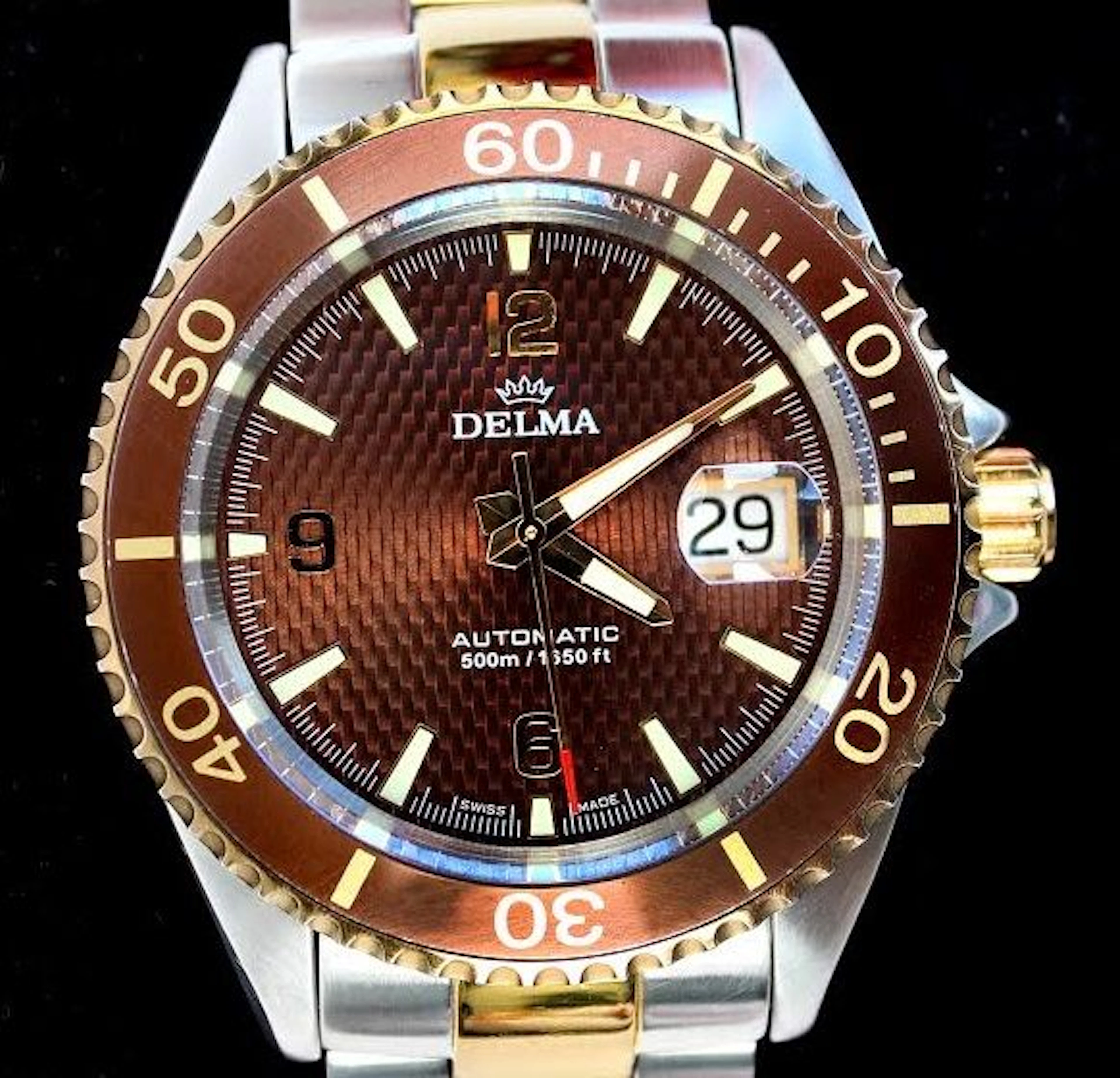 Swiss DELMA "Santiago" - men's wristwatch - 2015.