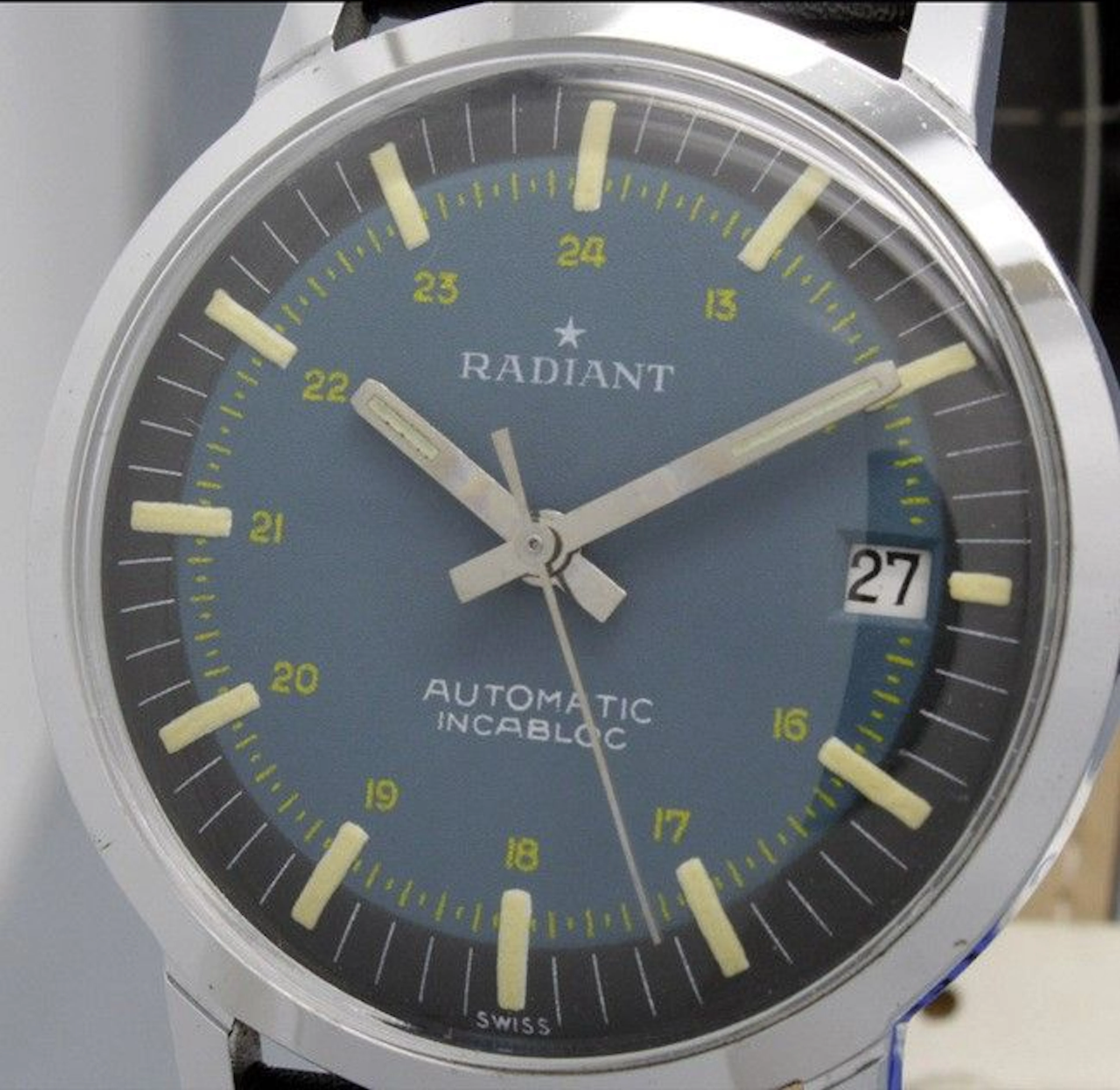 Radiant automatic Swiss men's watch from the '60s/'70s.