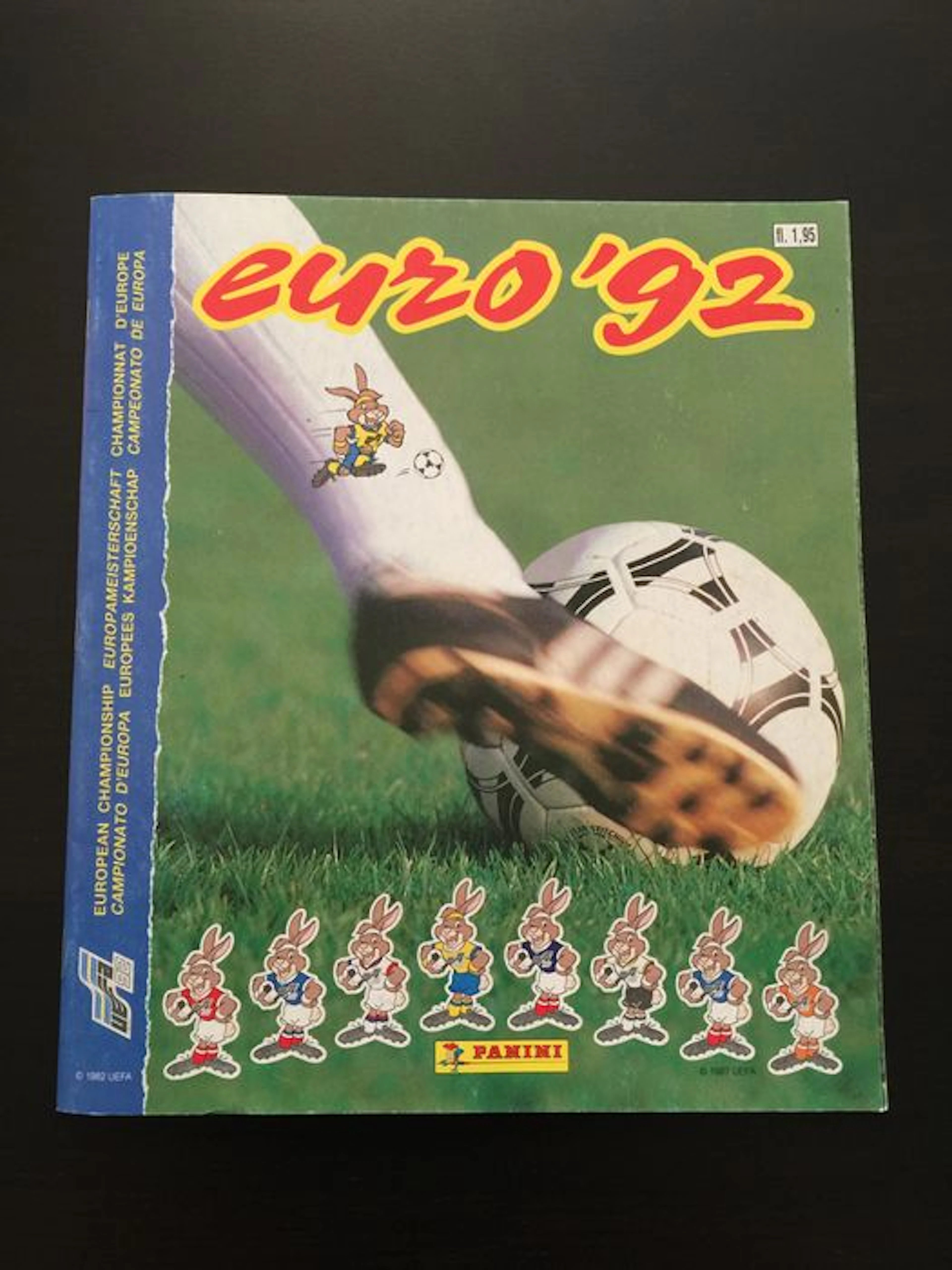 Panini - Euro 92 - Sweden - Rare Dutch version - Empty album.
