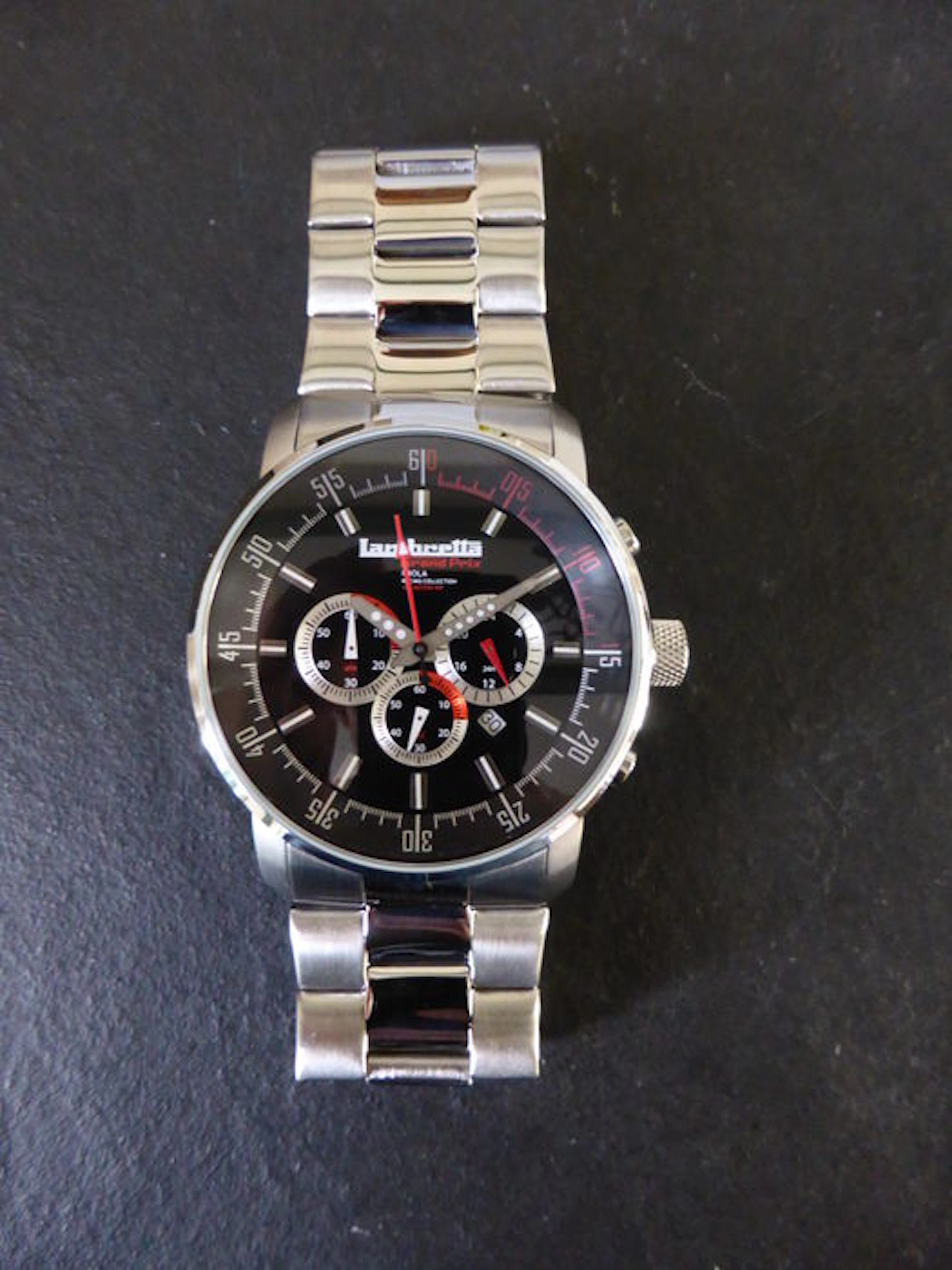 Lambretta Imola Bracelet Black men’s wristwatch – mint condition