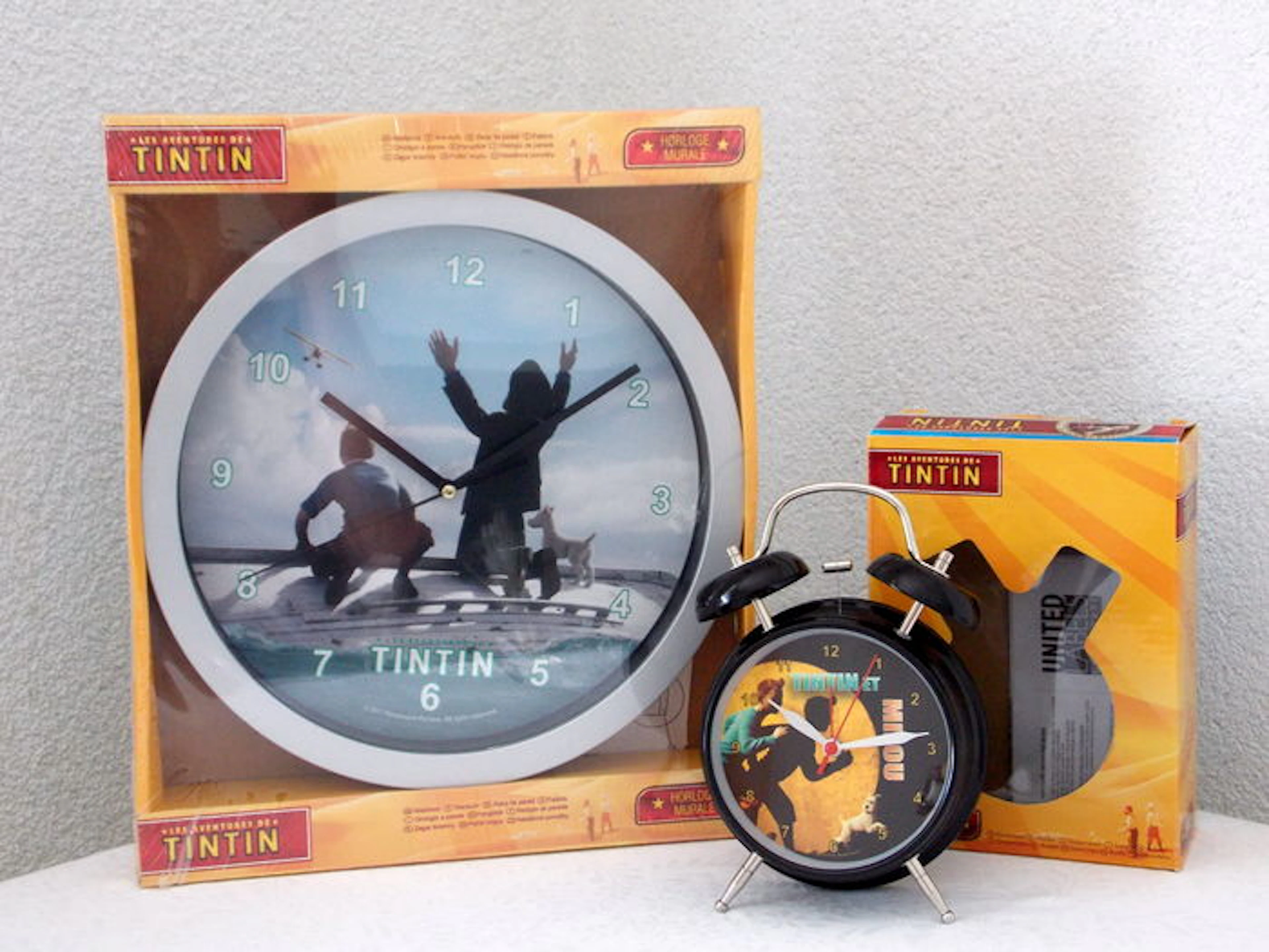 Tintin - Clock + alarm clock of Paramount Pictures - Les Aventures de Tintin au cinéma - (2011)