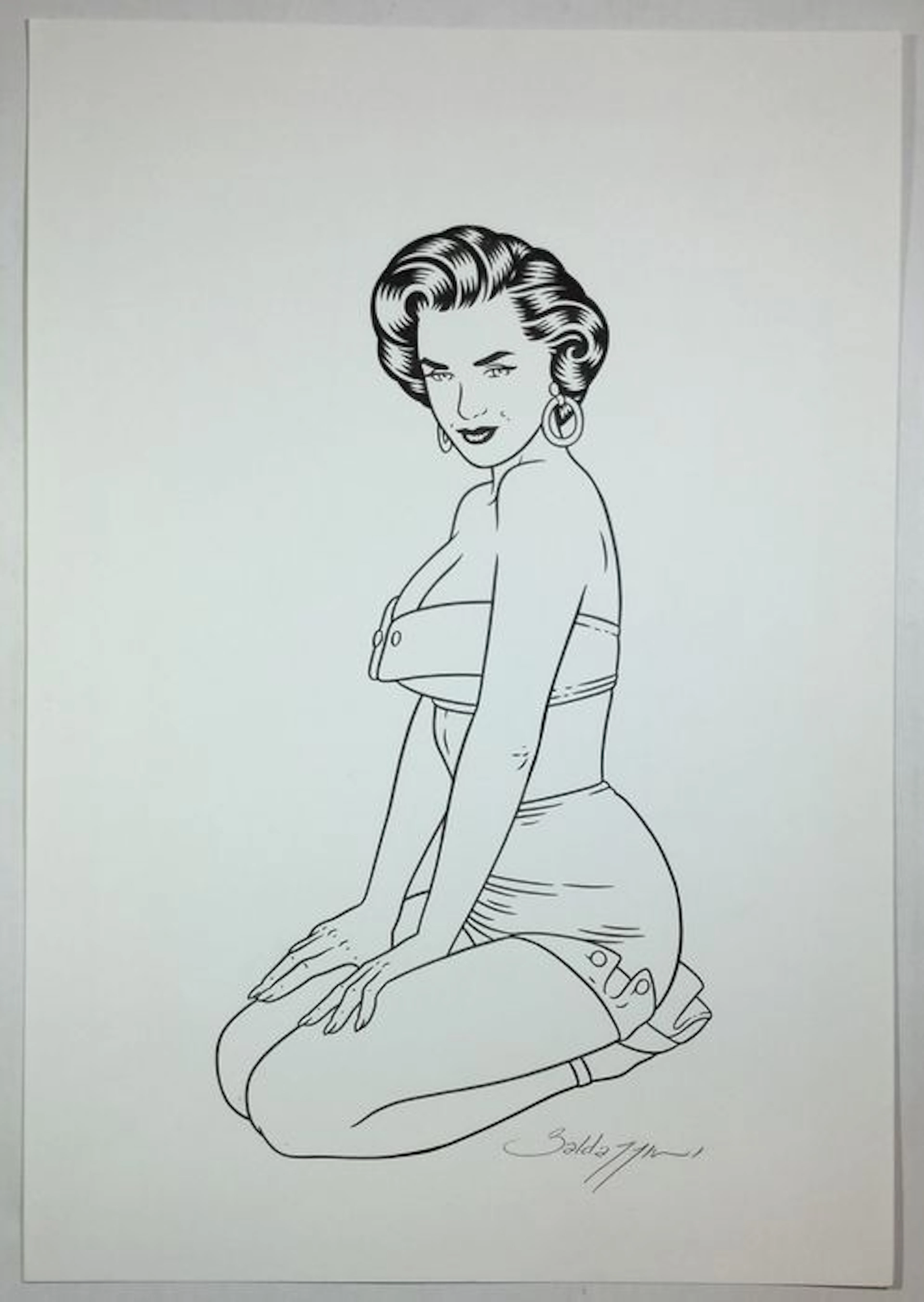 Baldazzini, Roberto - Original drawing - Mary - (2006)